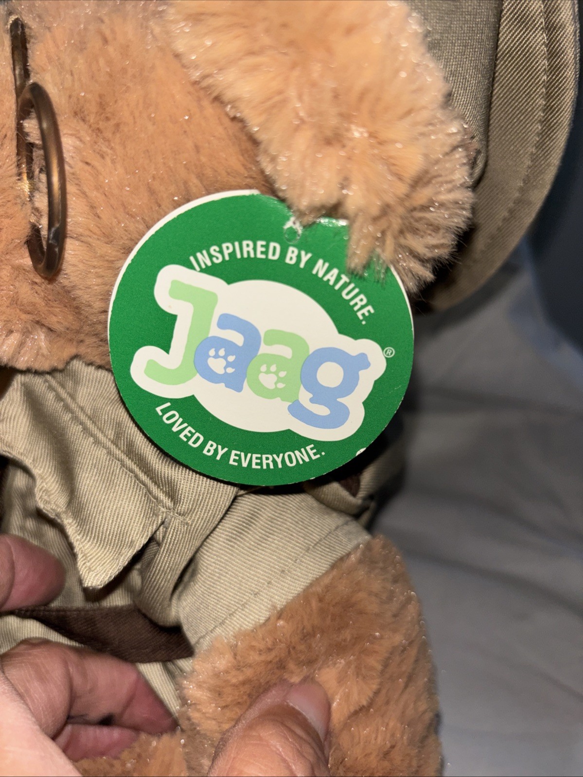 Yellowstone National Park Teddy Roosevelt Bear Glasses Plush With Tag!!