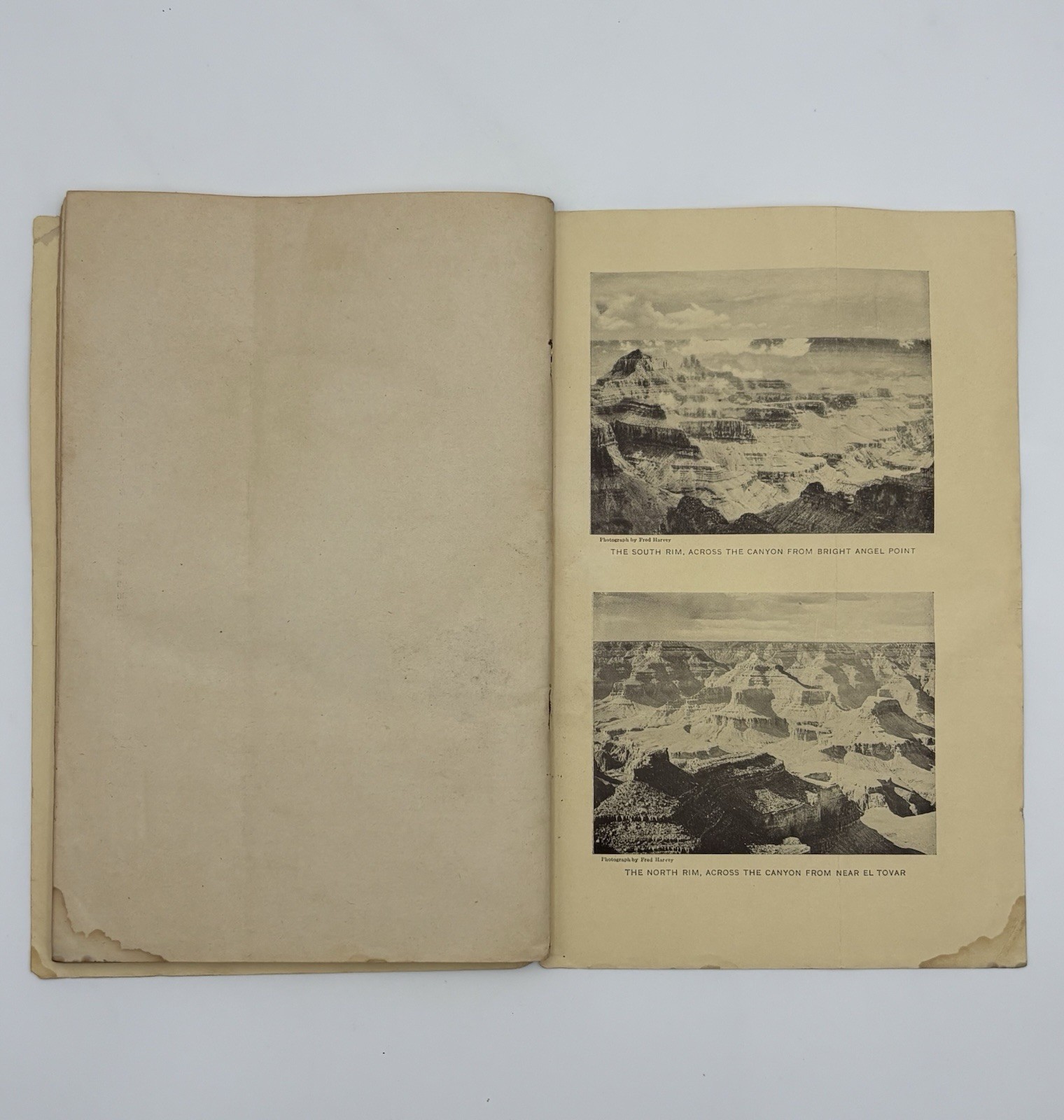 1931 Grand Canyon Department of the Interior Travel Guide Maps and Fred Harvey