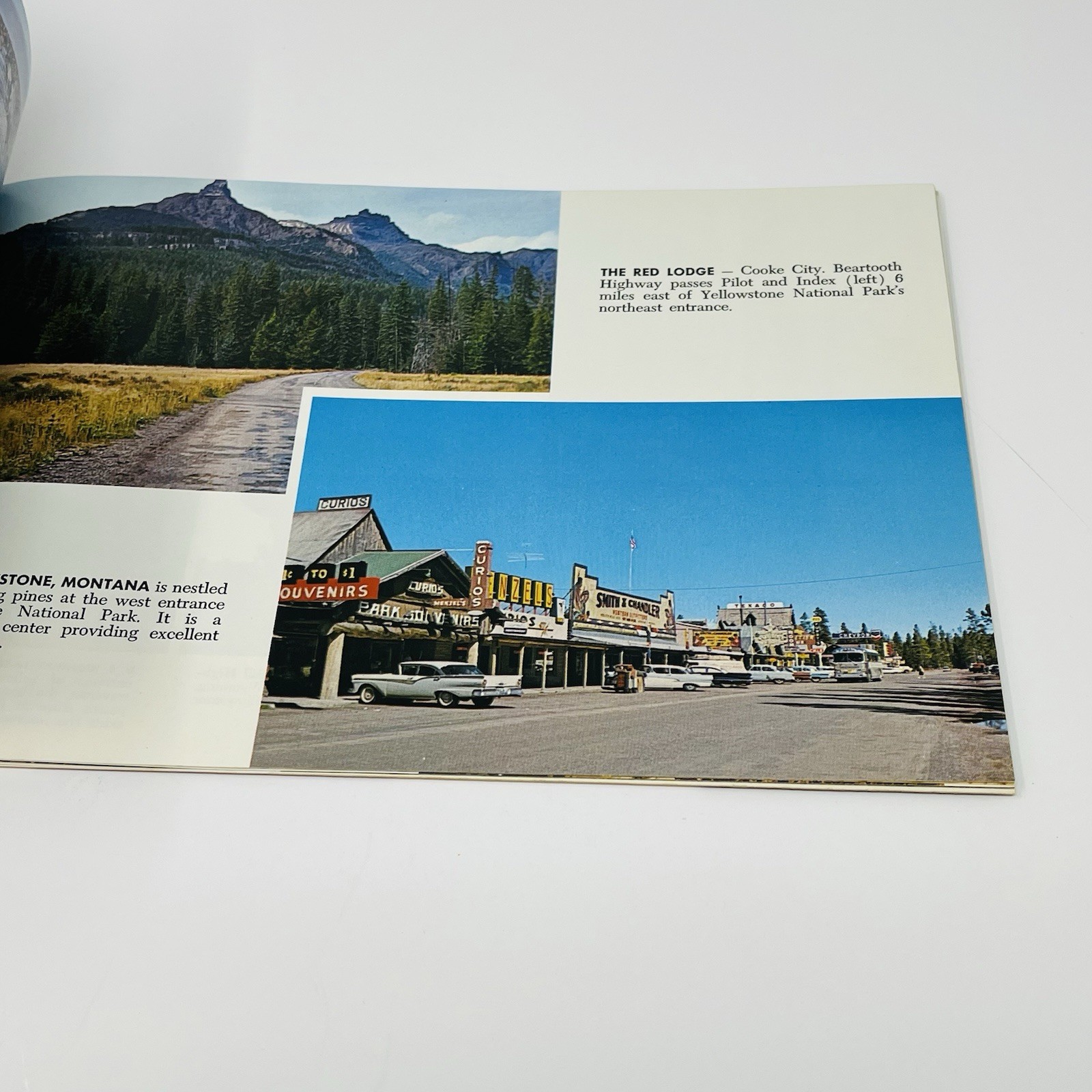 1960’s Yellowstone And Grand Teton Jackson Hole County Tourist Guide Map Book