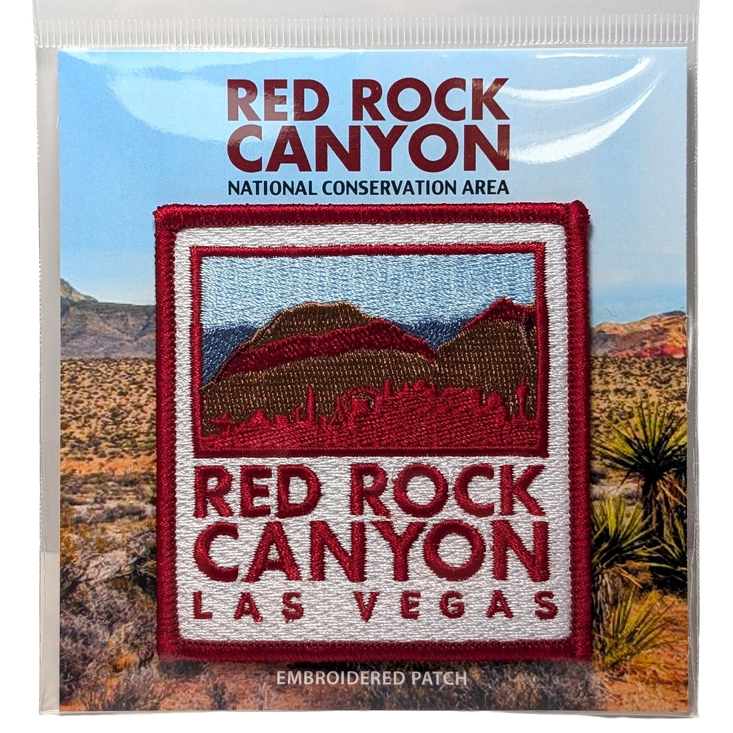 Red Rock Canyon National Park Las Vegas Nevada Embroidered Patch Souvenir