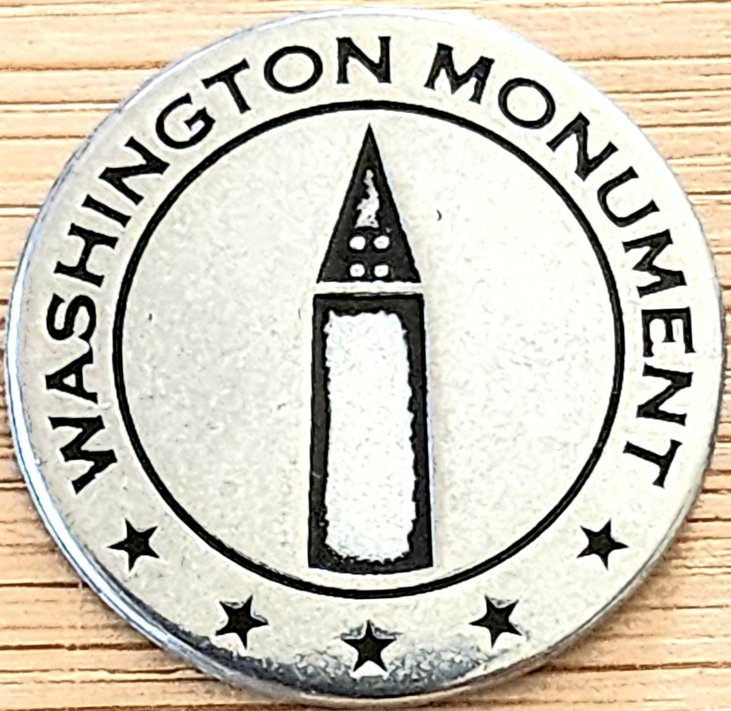 WASHINGTON MONUMENT – NATIONAL PARK TYPE TOKEN WASHINGTON DC – FREE SHIPPING