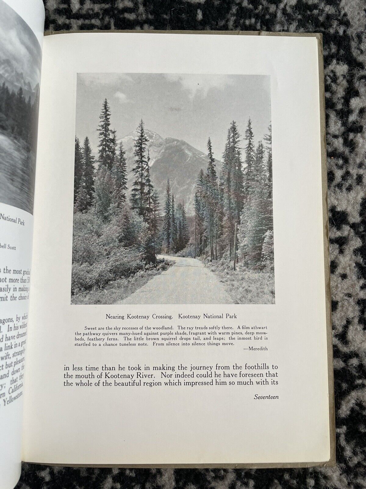 Antique 1930 Kootenay National Park Travel Guide Book Banff Canada M