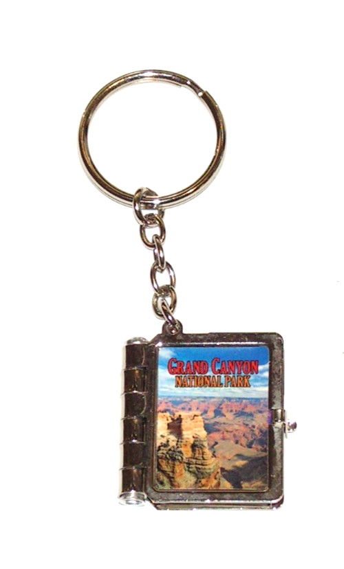 Grand Canyon National Park Keychain Picture Book Fob AZ Souvenir Key Ring