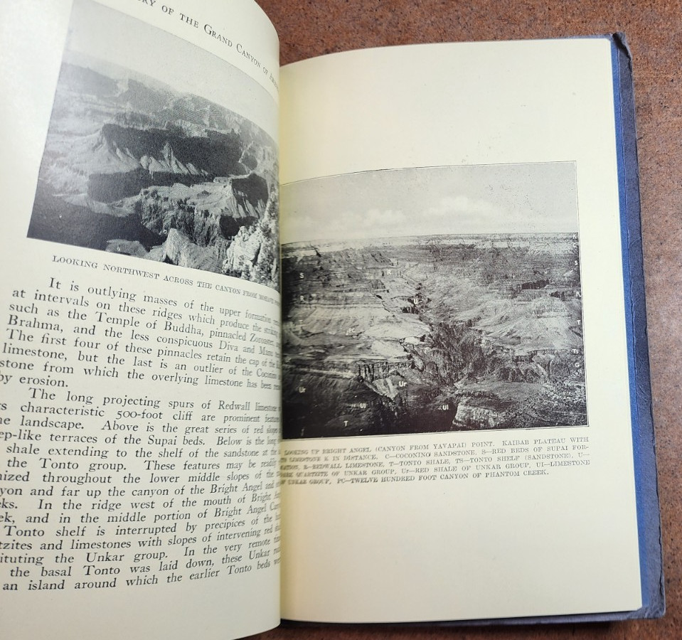 STORY OF THE GRAND CANYON OF ARIZONA Book BY FRED HARVEY 1921 Book & Poster