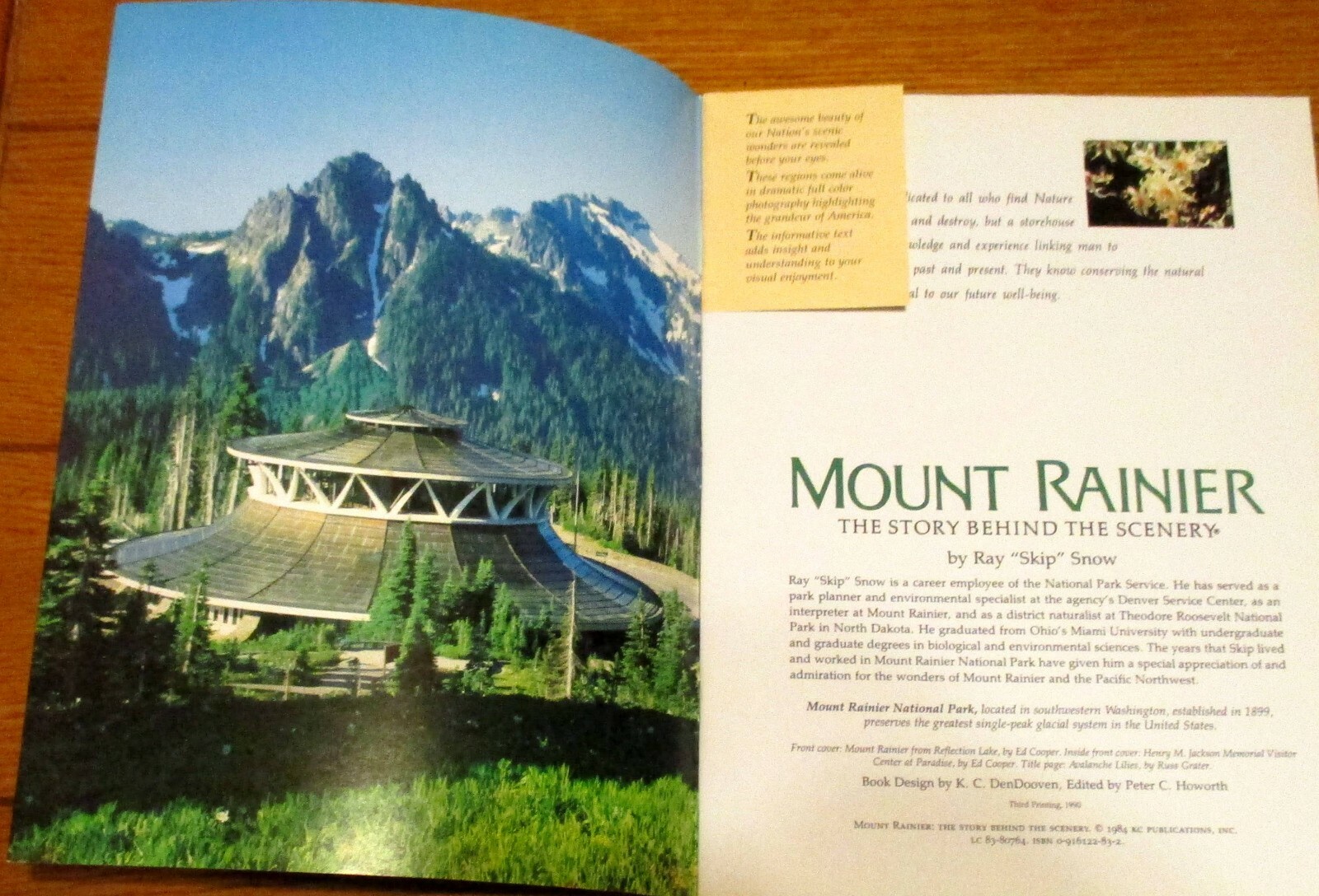 The Story Behind The Scenes Travel Book Lot (4)W/Glacier + Mt. Rainier & Bonus