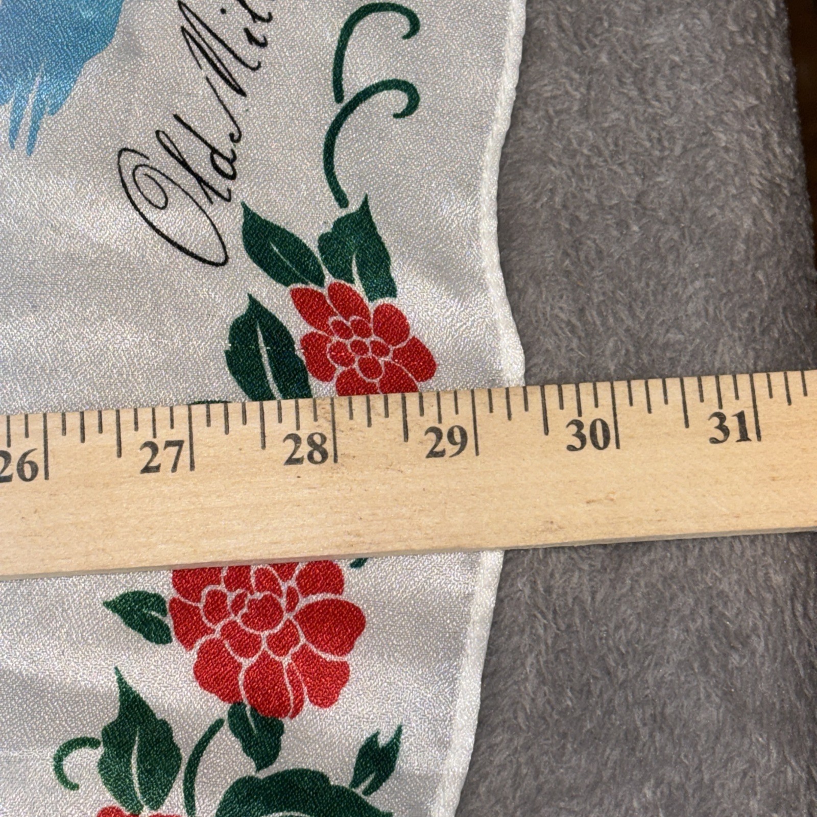 Vintage Great Smokie Mountains Scarf Clingman’s Dome The Loop Bear ++ Free Ship