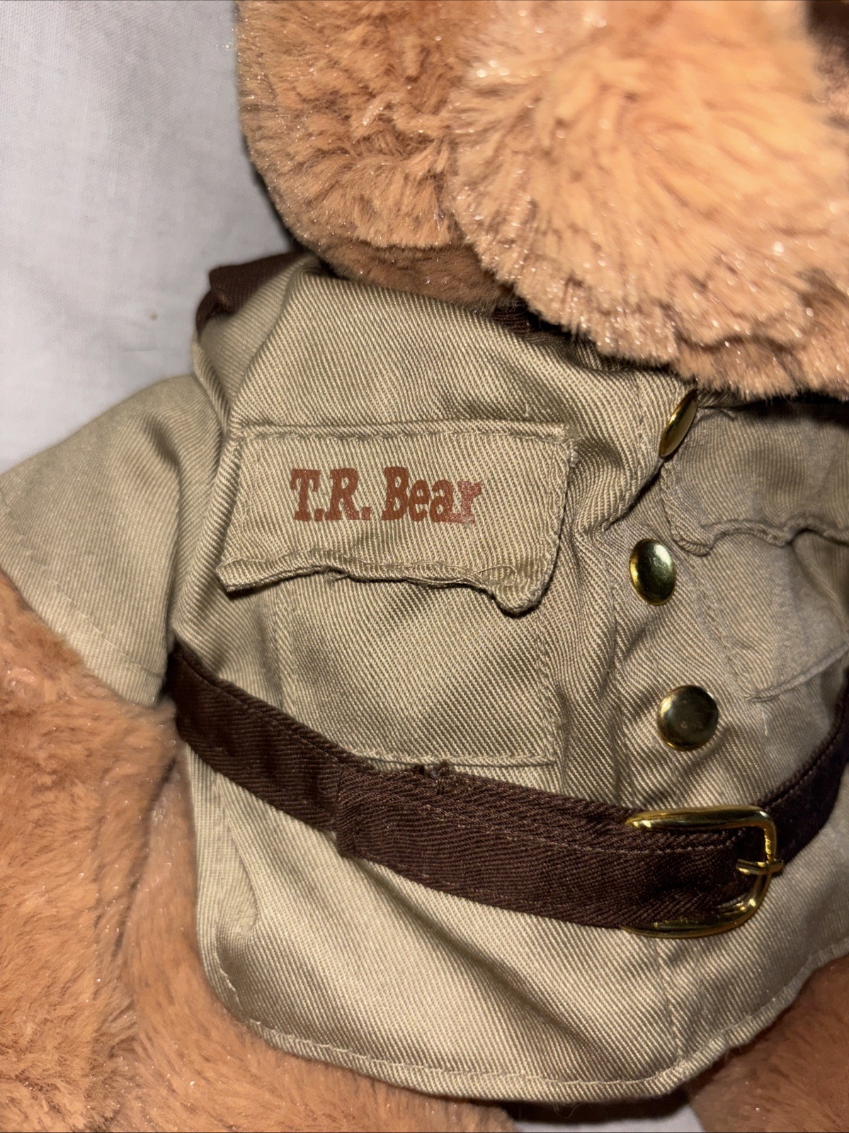 Yellowstone National Park Teddy Roosevelt Bear Glasses Plush With Tag!!