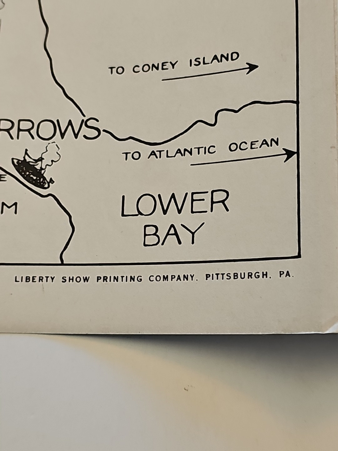 1941 STATUE OF LIBERTY NATIONAL MONUMENT BEDLOE’S ISLAND NEW YORK Guide and Map