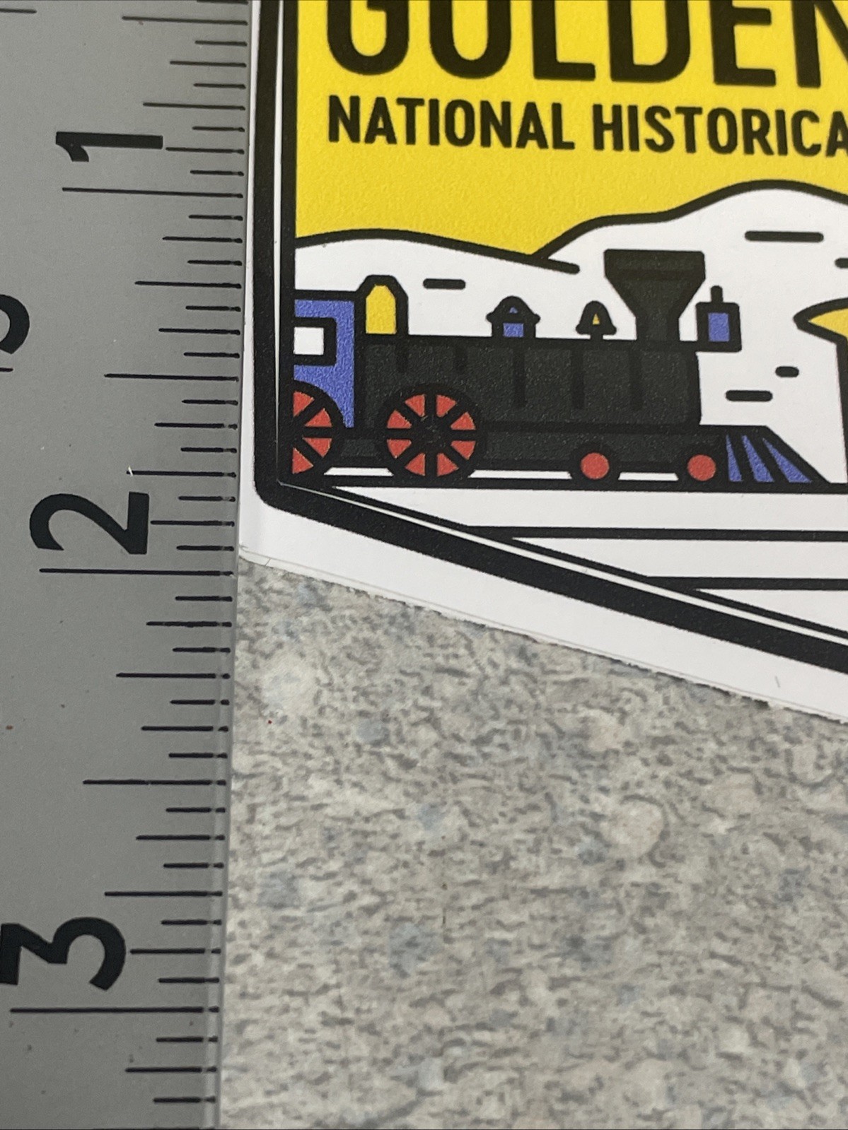 Decal – Golden Spike National Historical Park Utah – 3” – Die Cut – Outdoor
