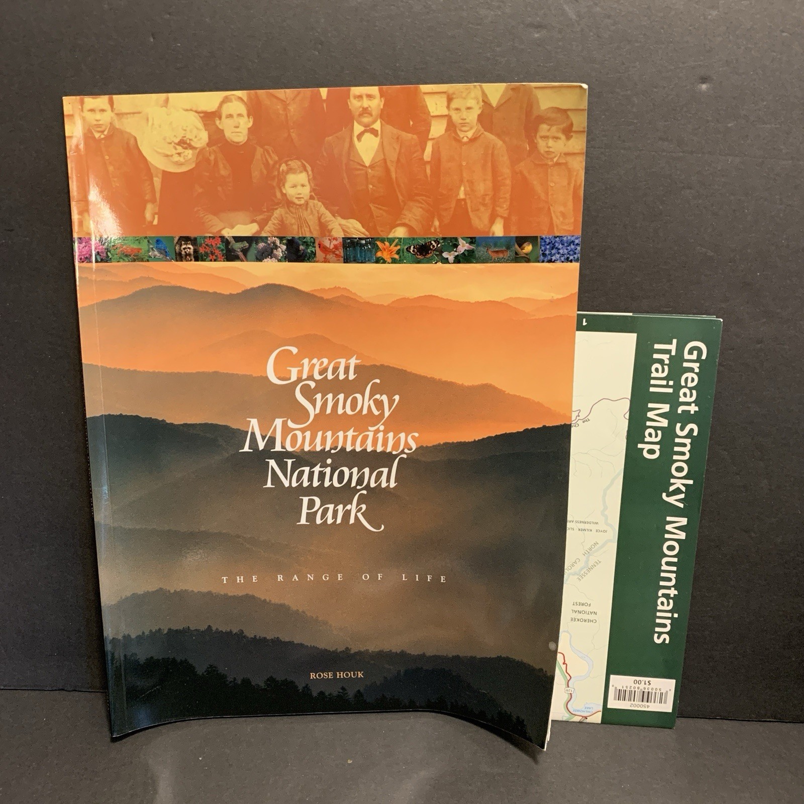 Great Smokey Mountains National Park 2003 The Range Of Life Rose Houk w/ Trails