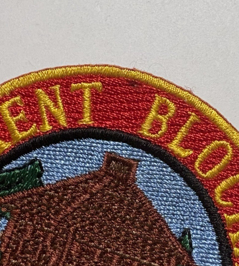 Fort Kent Blockhouse Historic Site Maine Souvenir Embroidered Iron-on Patch