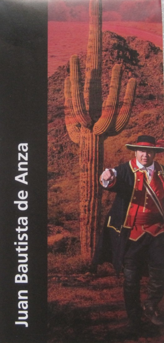 Juan Bautista de Anza Historic Trail National Park Service Unigrid Brochure Map