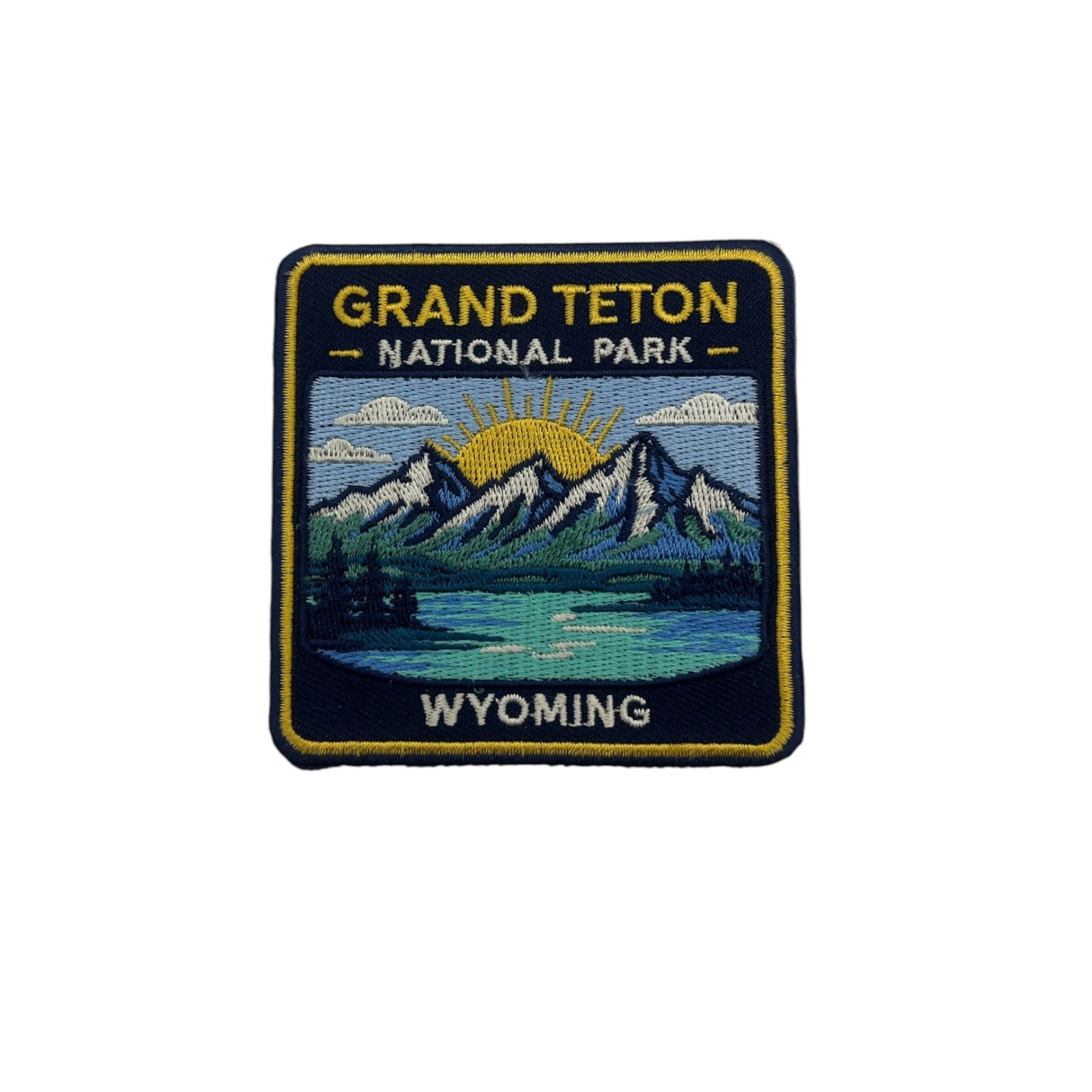 Grand Teton National Park Patch 3” Iron On Embroidered Wyoming Badge