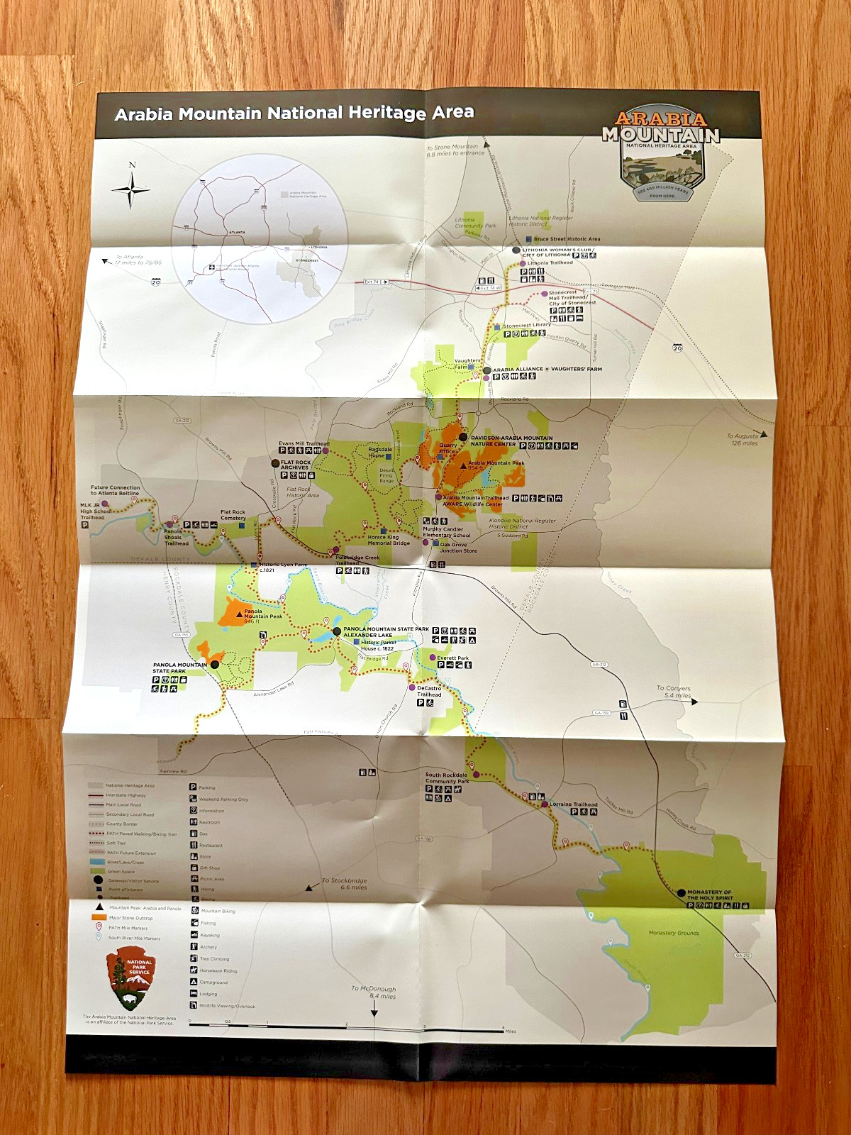 Arabia Mountain National Heritage Area National Park Service Brochure