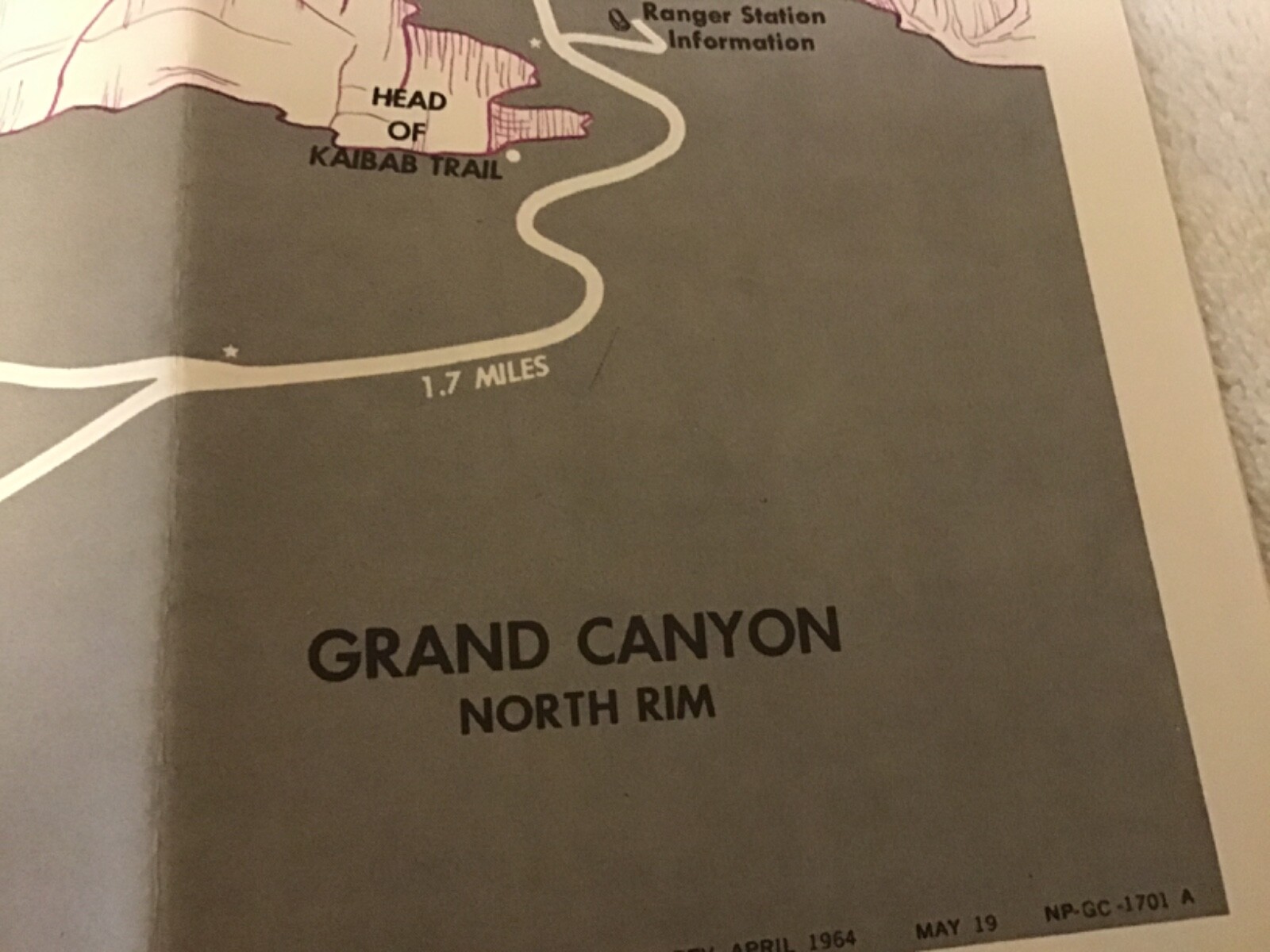Vintage maps, guides and postcards. Grand Canyon, Miami, Yosemite, Stone Moutain
