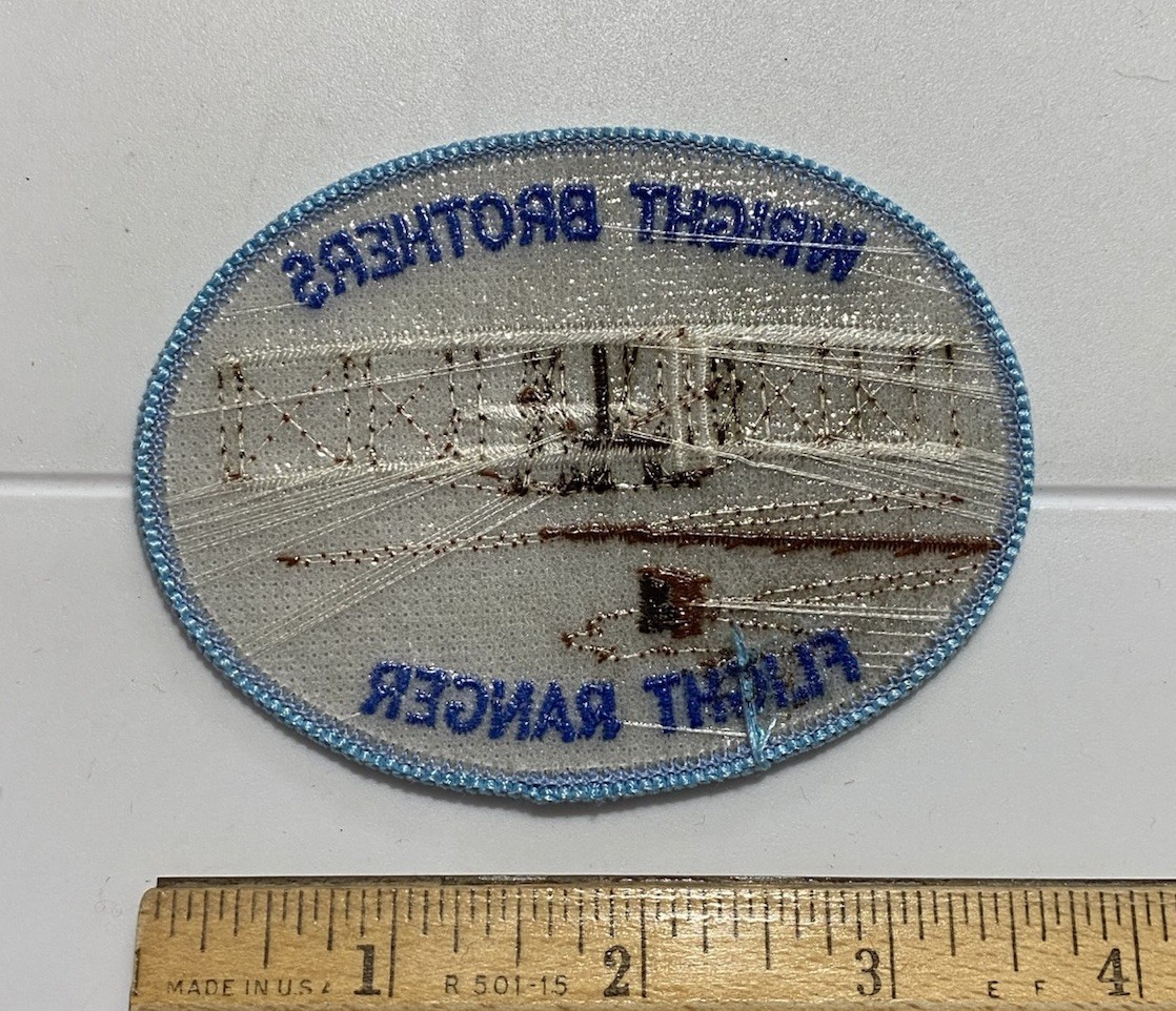 Wright Brothers National Memorial North Carolina Flight Ranger Souvenir Patch