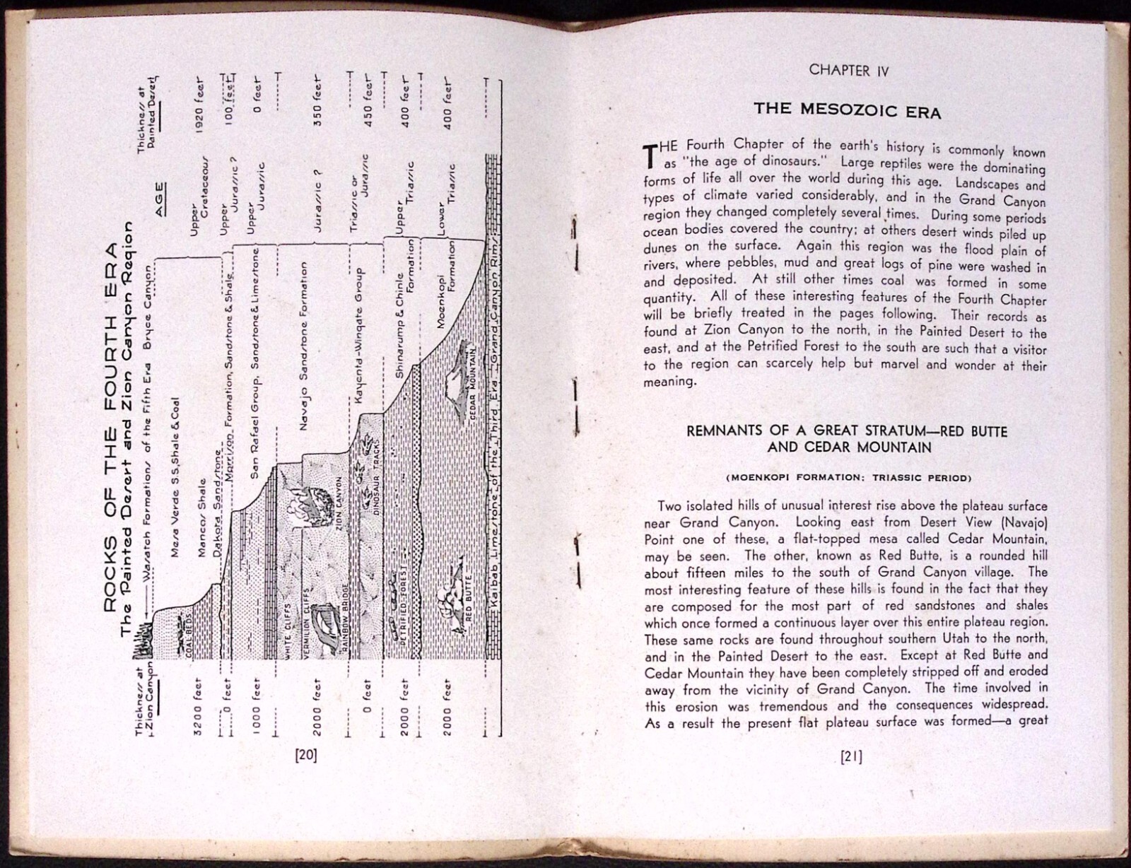 1931 Ancient Landscapes of the Grand Canyon Region Edwin D McKee Illustrated