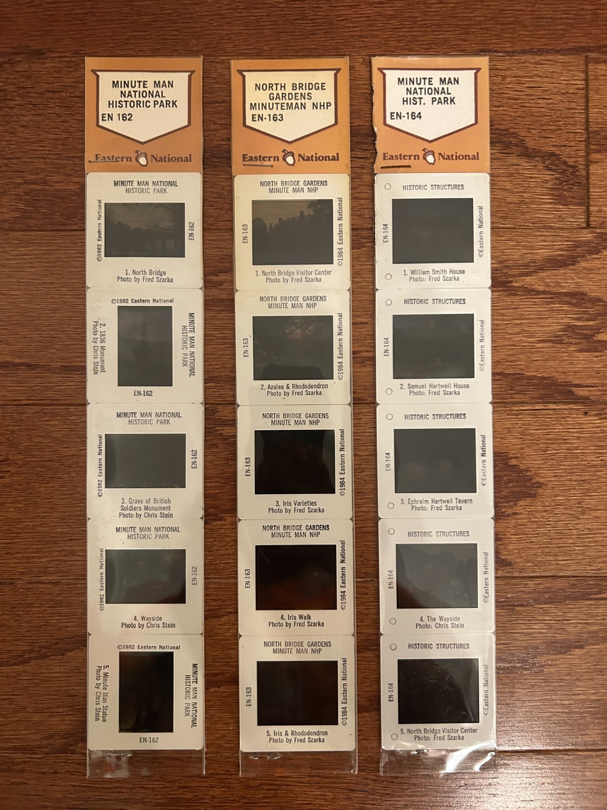 (3) {1980s} “MINUTE MAN NATIONAL HISTORICAL PARK” Photo Slide Set Lot, SEALED!