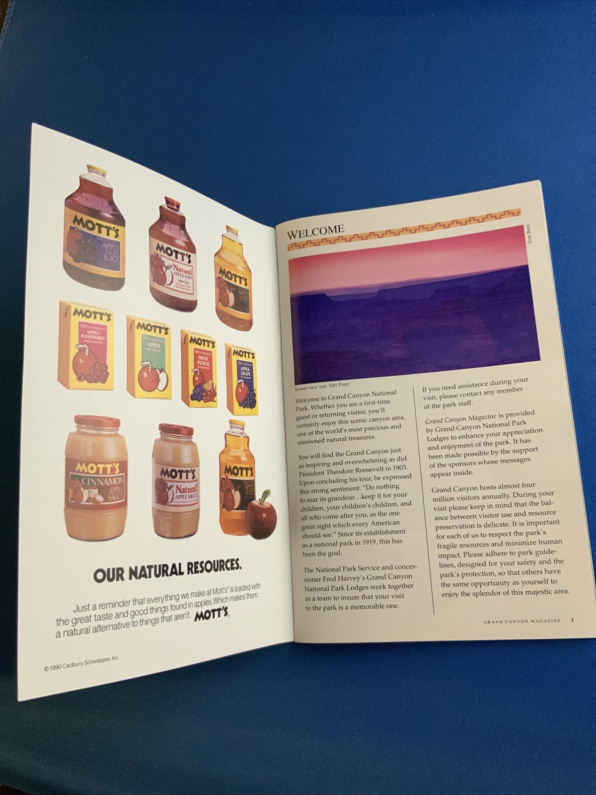 Grand Canyon Planning your Stay Magazine 1990