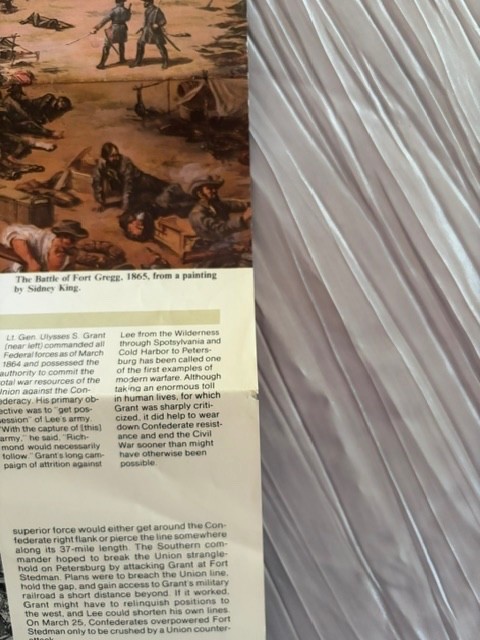 PETERSBURG NATL BATTLEFIELD VIRGINIA NATL PARK SERVICE BROCHURE 1999 4 x 8.30