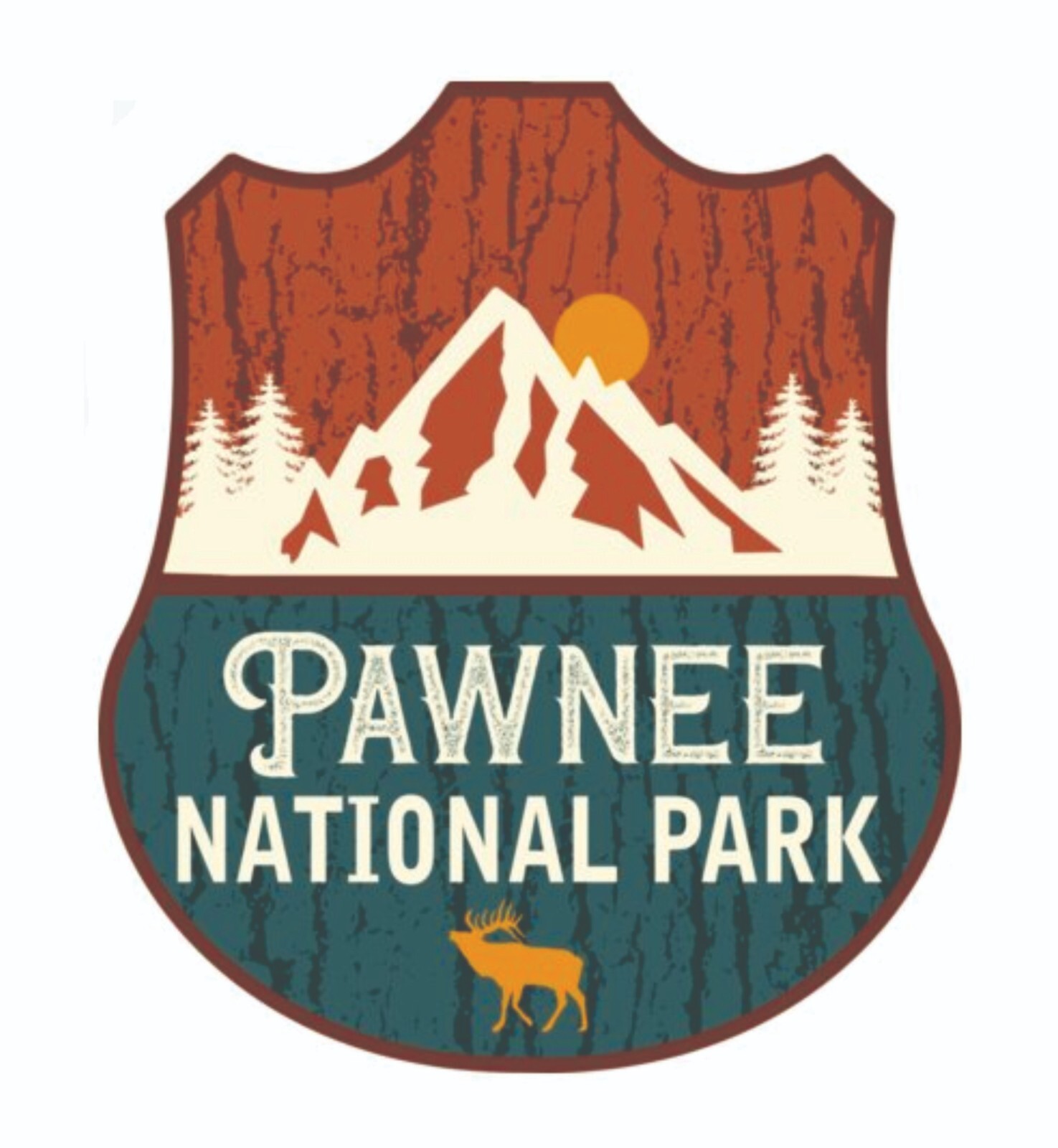 Pawnee National Park Sticker Colorado National Park Decal