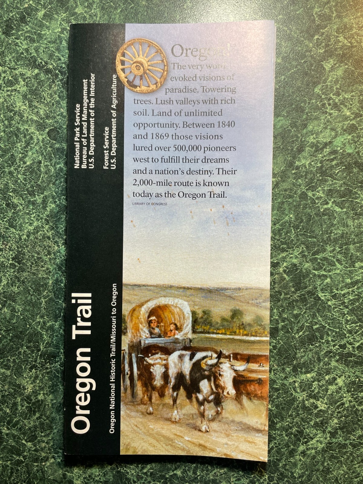 National Park Service Unigrid Brochure Oregon Trail NPS