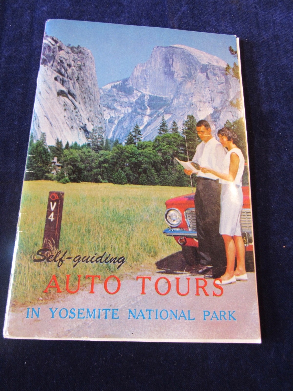 Vintage 1965 Self Guiding Auto Tours In Yosemite National Park Brochure C564