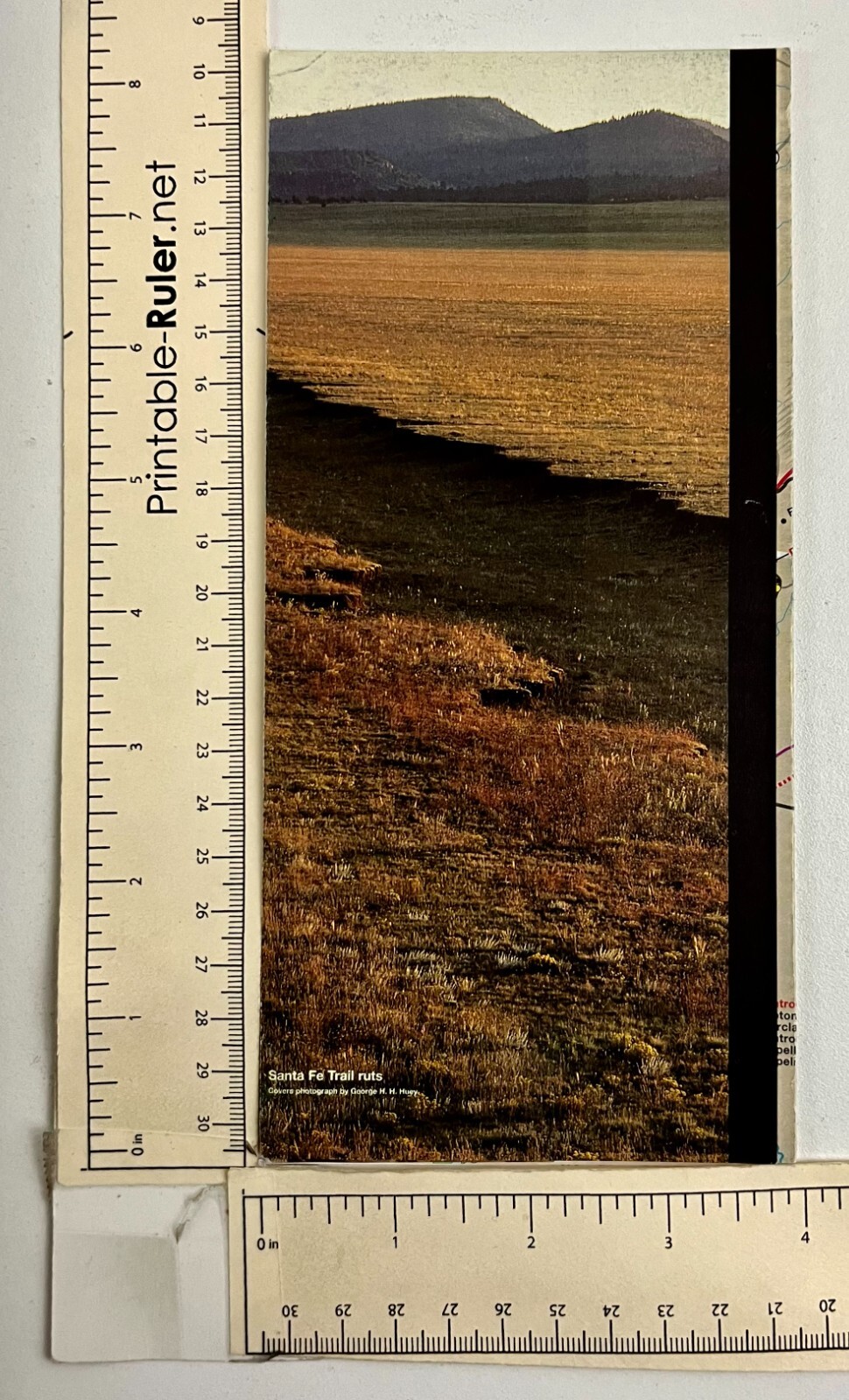 1997 Santa Fe National Historic Trail Vintage Official Map Guide KS CO MO NM OK