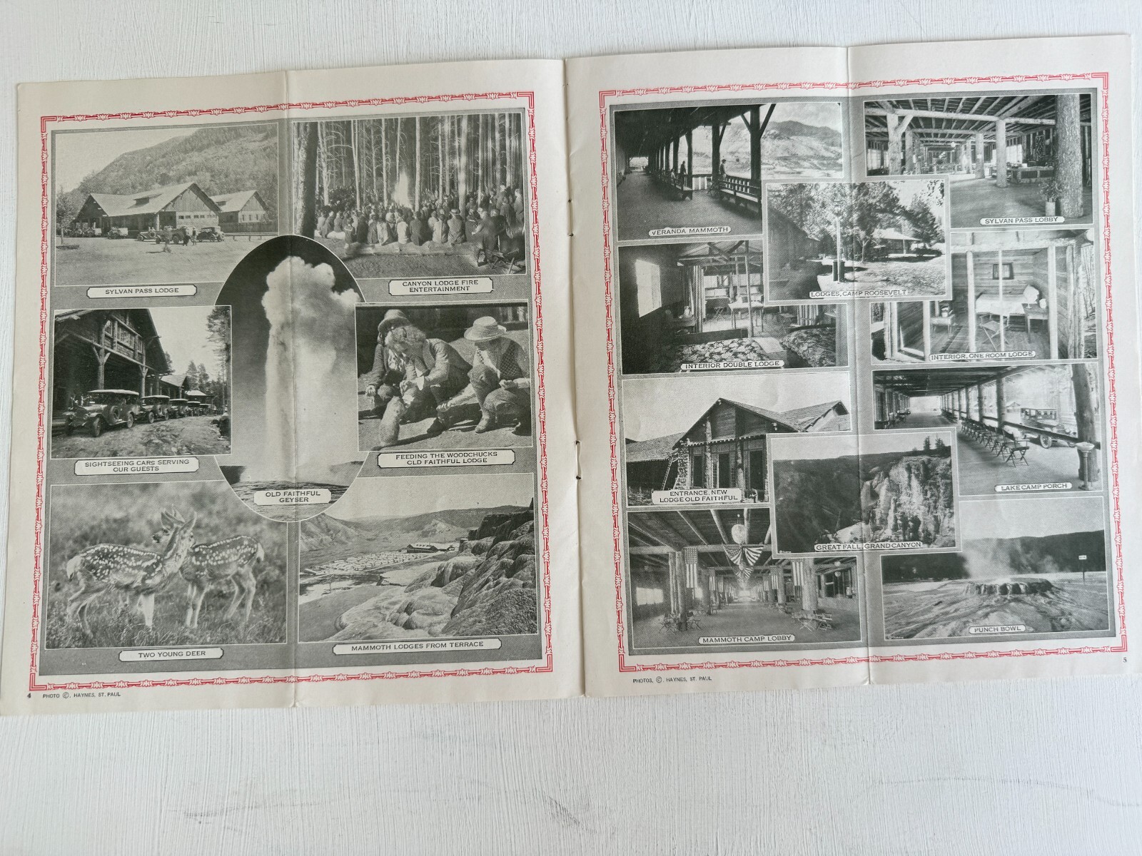 1920’s Yellowstone National Park Travel Brochure