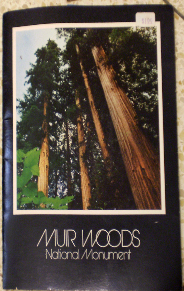 USA Vintage Guide CALIFORNIA MUIR WOODS REDWOOD FOREST PARK 1971