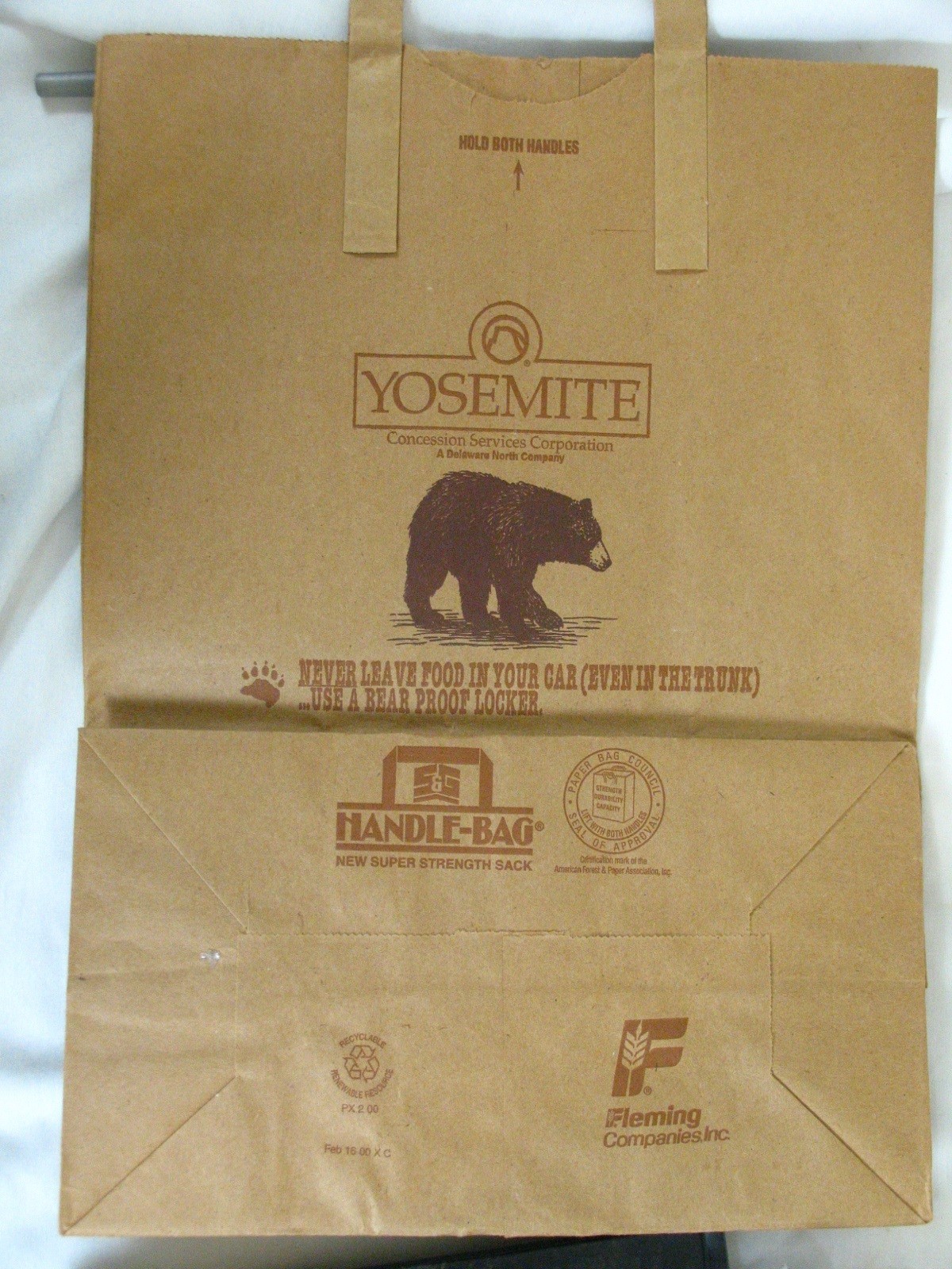Vtg Yosemite National Park Magazines Books Calendar Paper Bag Information Guides