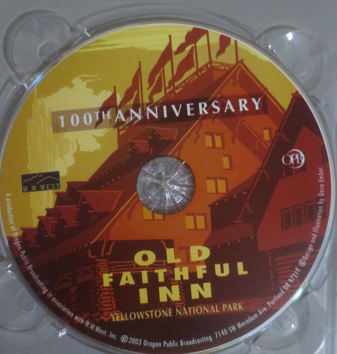 Old Faithful Book Hardback Book 63 Pages and Dust Cover and DVD in Box