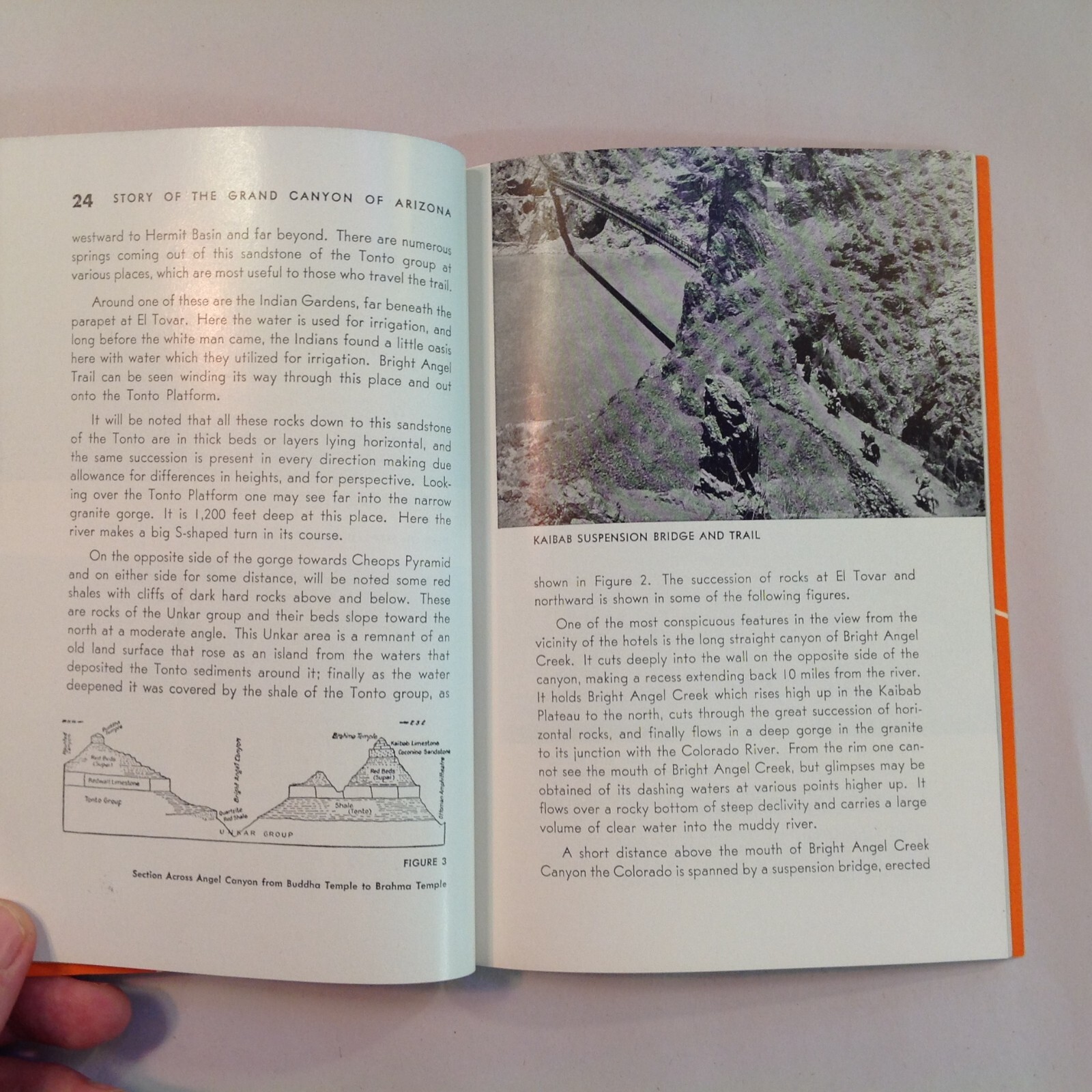 Vintage 1953 Booklet Story of the Grand Canyon How It Was Made Fred Harvey USGS