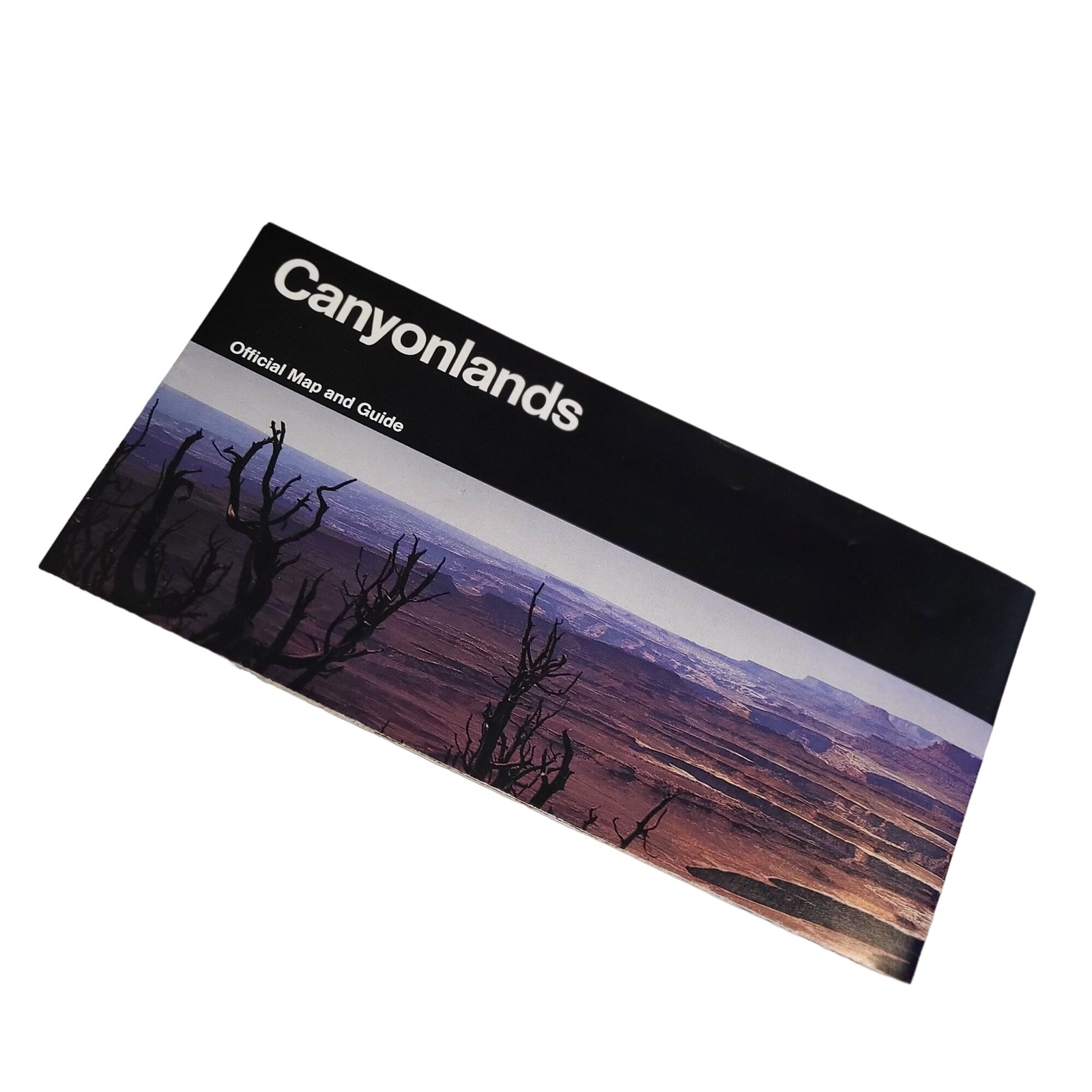 Canyonlands National Park Utah Vintage Map Guide Brochure Facts Info 1993