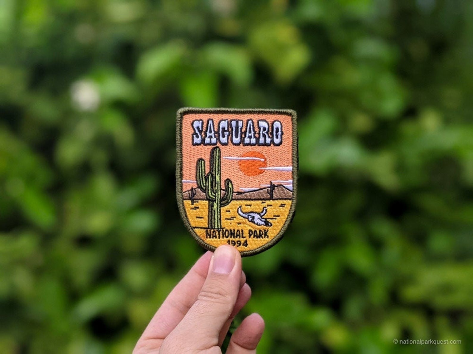 Saguaro National Park Patch Iron-On Applique Souvenir Gift