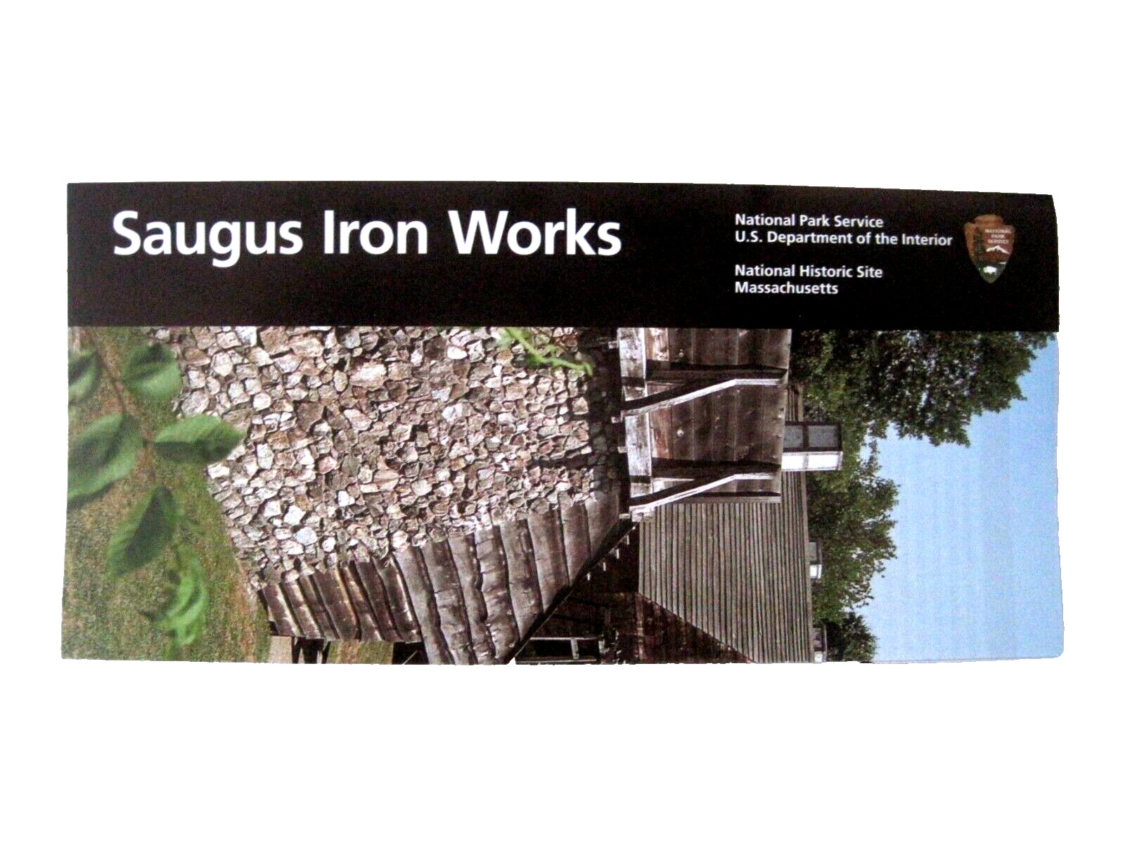 Saugus Iron Works Historic Site National Park Service Unigrid Brochure Map