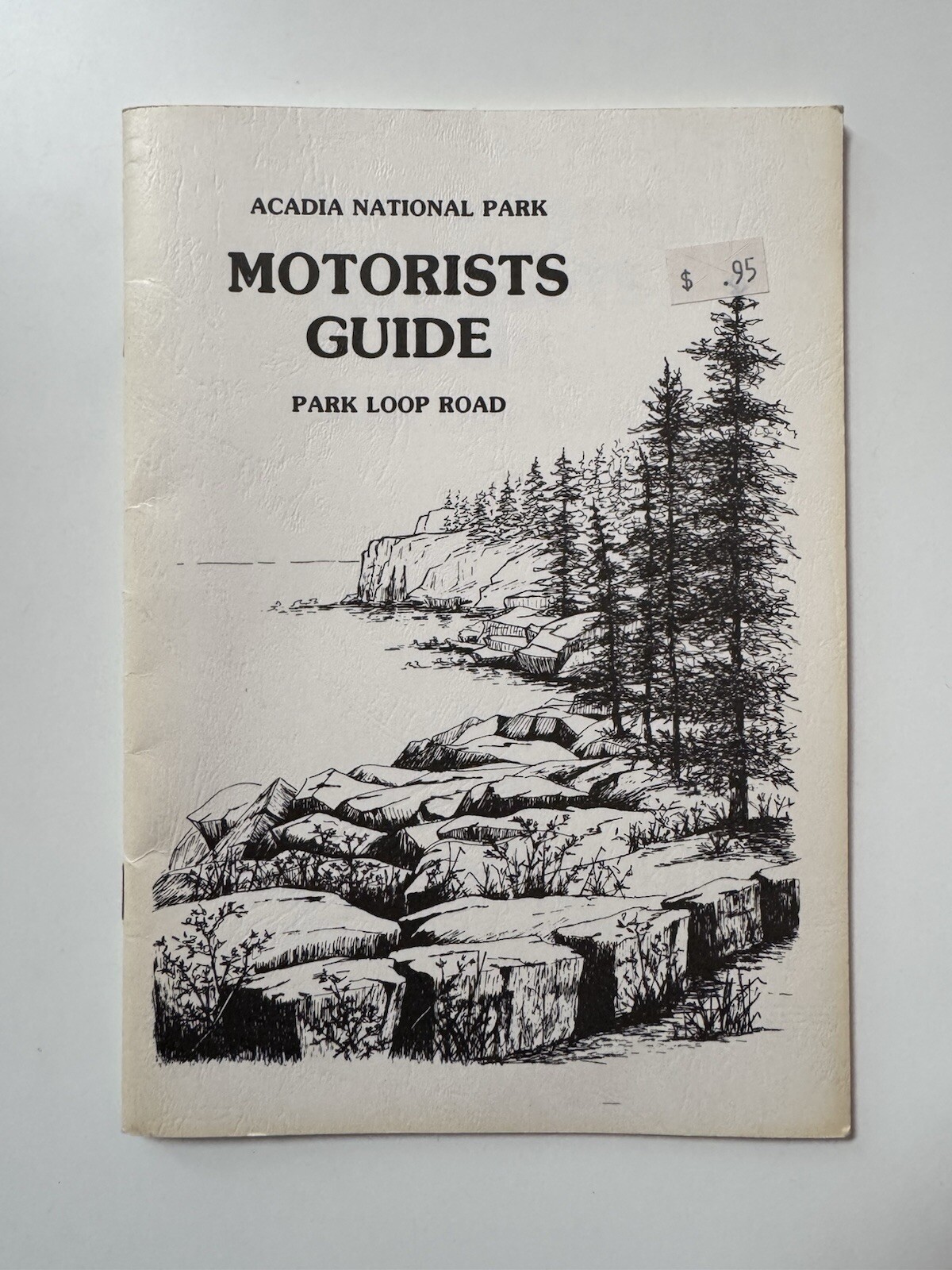1987 Acadia National Park Maine National Park Service Guide Brochure Motorist US