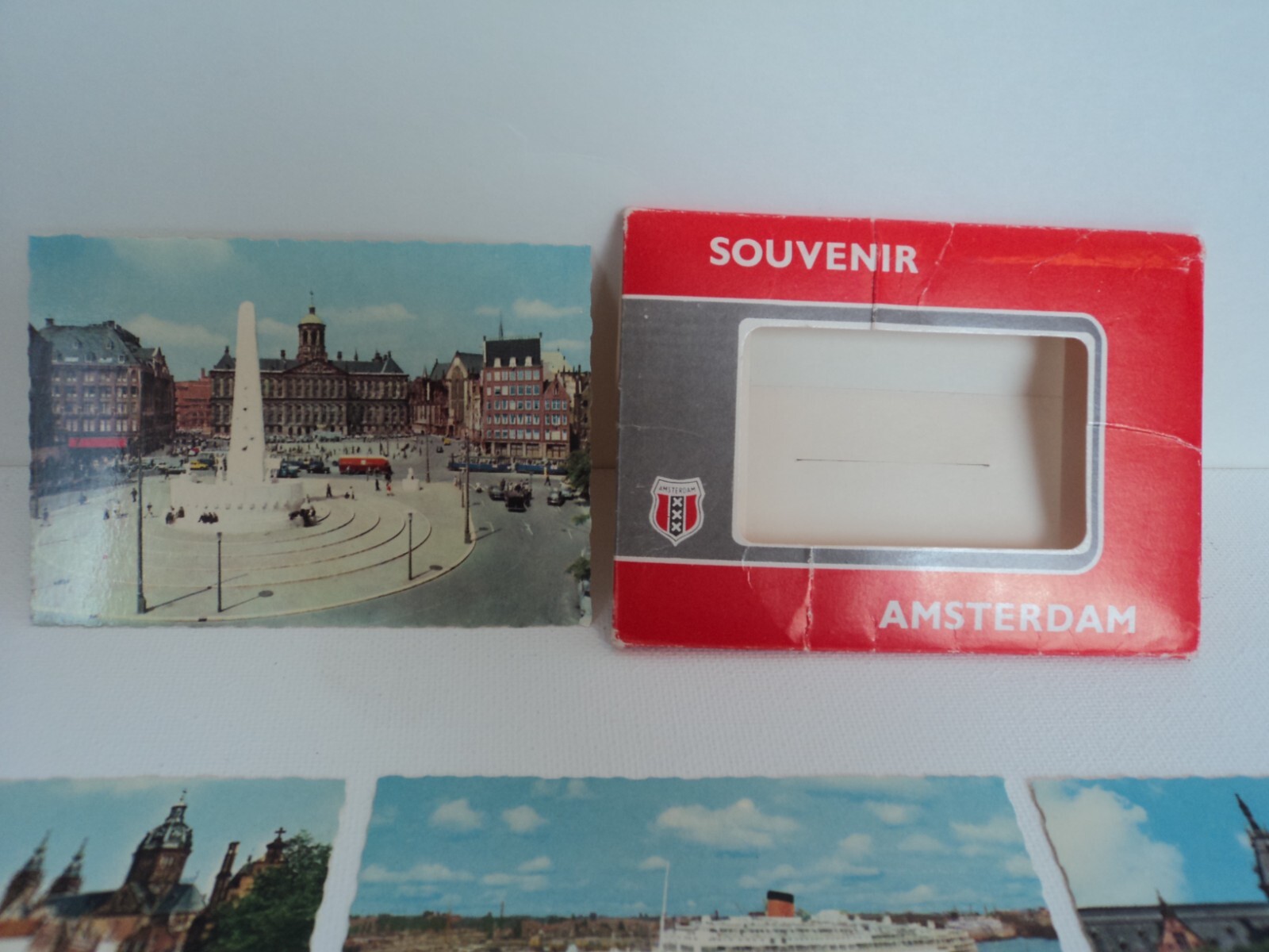 Vintage Mini Souvenir Cards AMSTERDAM colored vintage pictures 10 cards