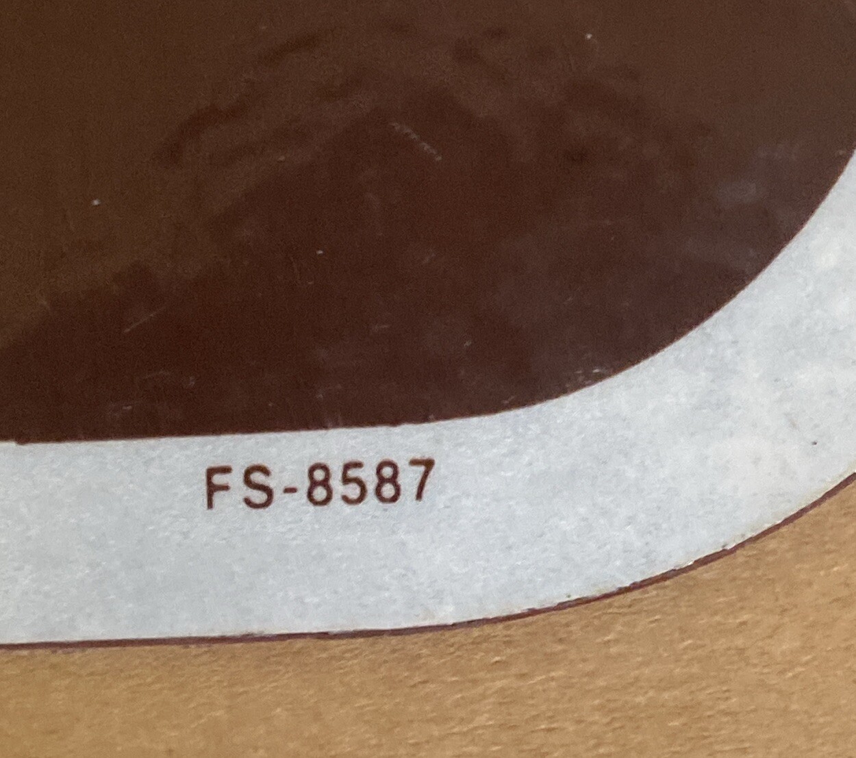 Original 1988 US FOREST SERVICE DEPT. Of Agriculture “NO VEHICLES “ fiber board