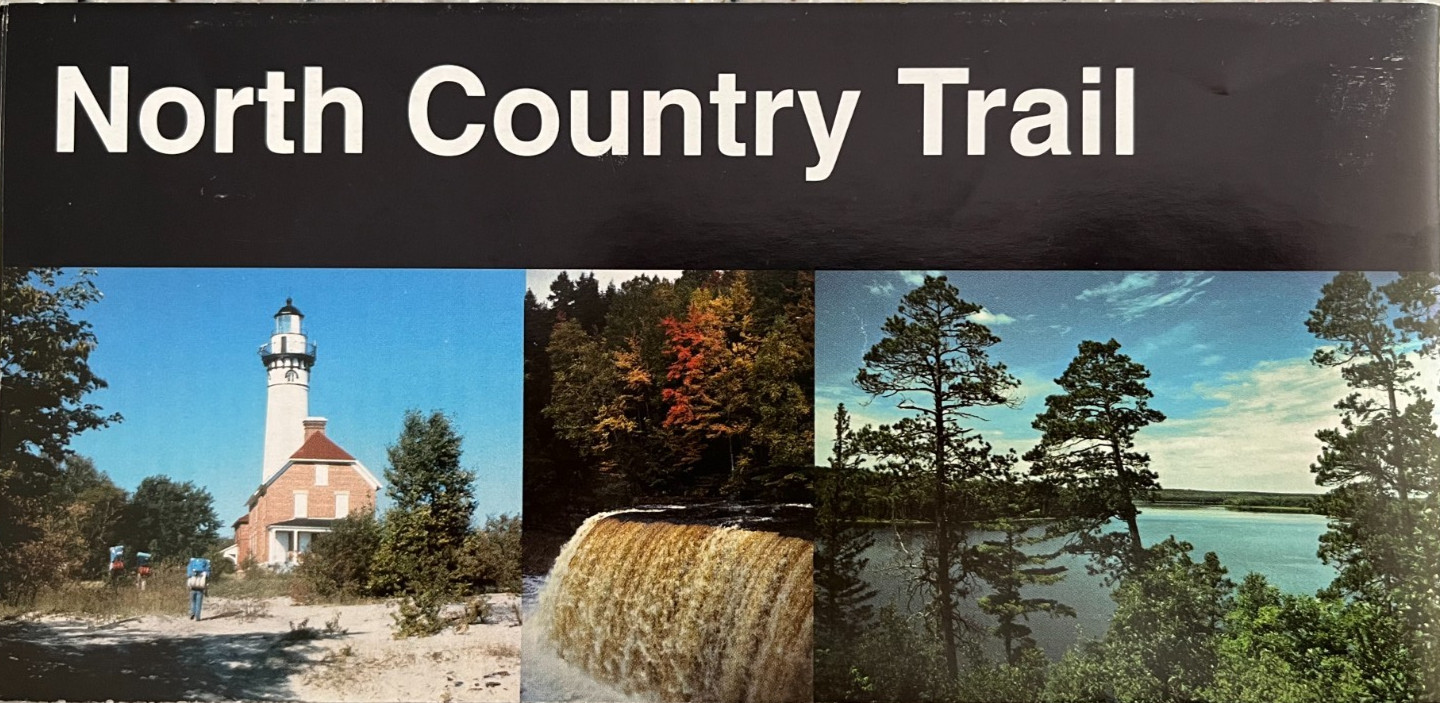 Vintage 2005 NORTH COUNTRY TRAIL NATIONAL PARK SERVICE UNIGRID BROCHURE/MAP