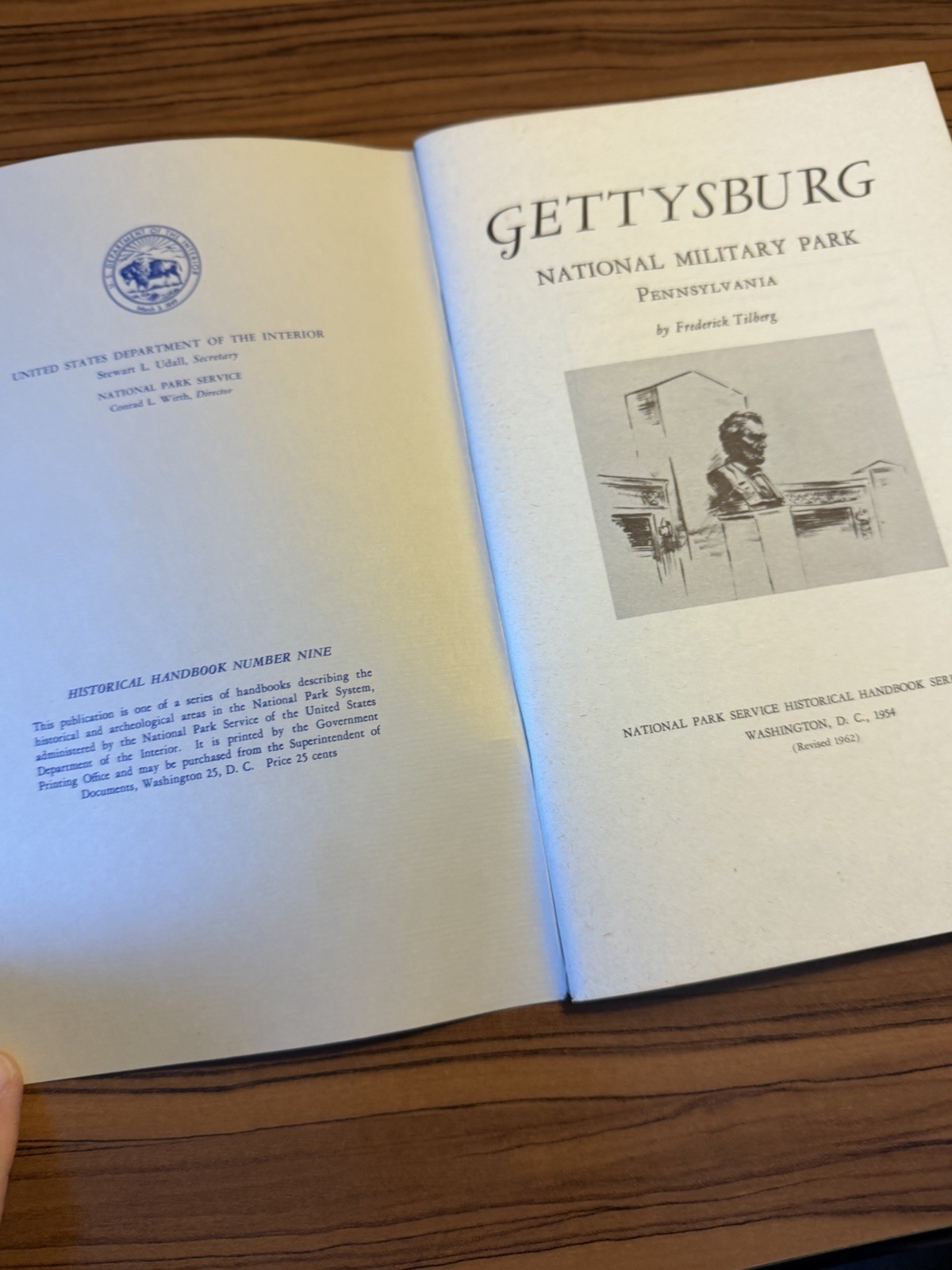 Vintage Gettysburg National Park Service Military Park Booklet 1962 Illustrated