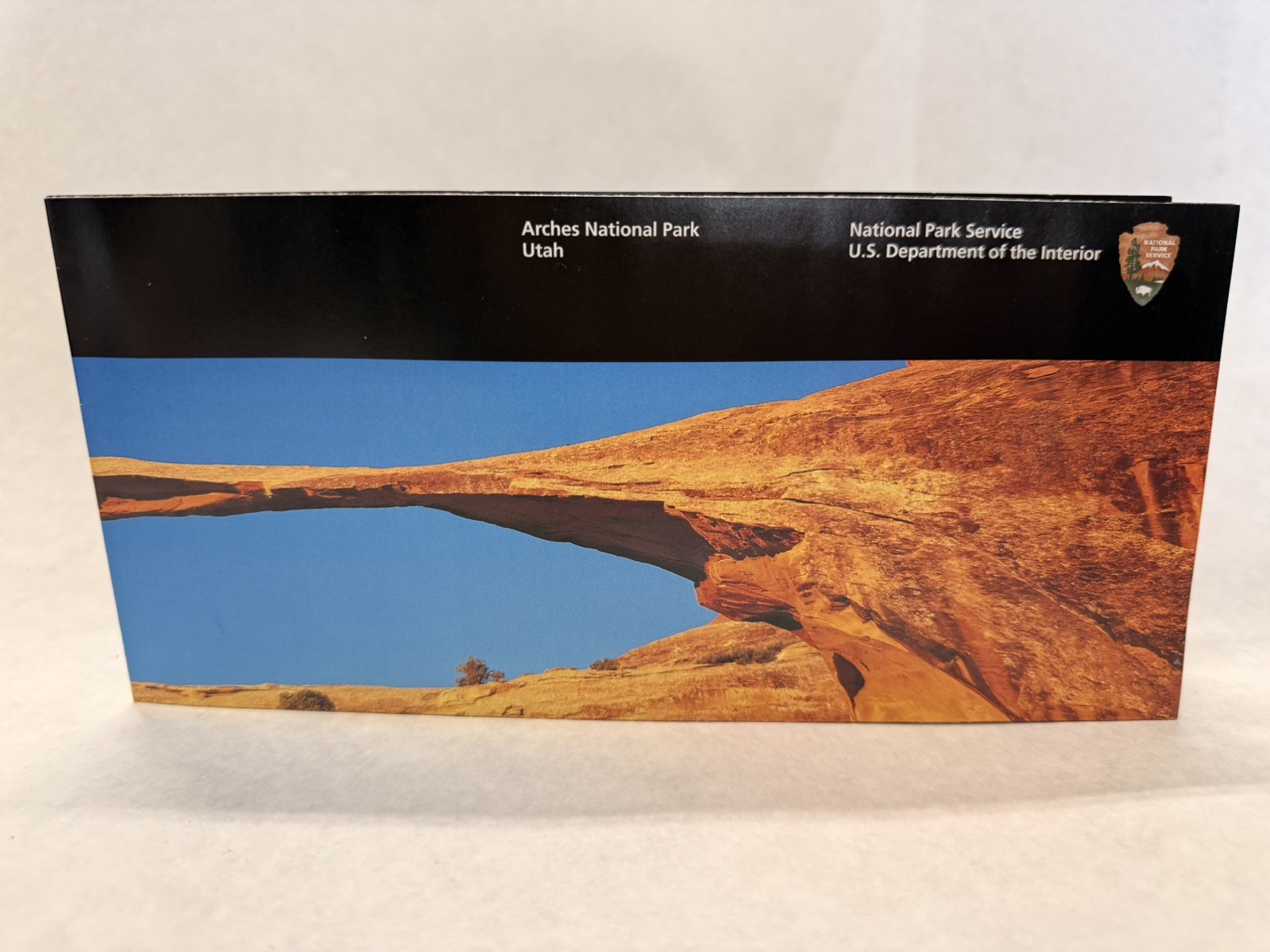 Arches National Park Utah National Park Service Unigrid Brochure Map