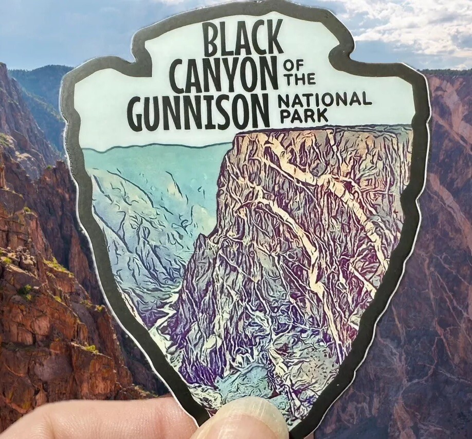 Black Canyon of the Gunnison National Park Weatherproof Vinyl Sticker