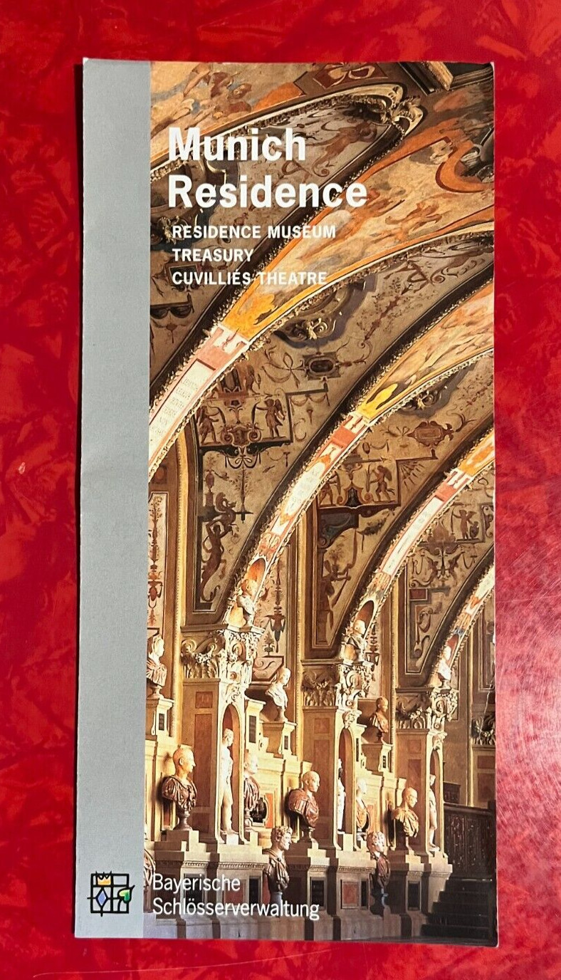 MUNICH RESIDENCE MUSEUM BROCHURE & MAP – ENGLISH