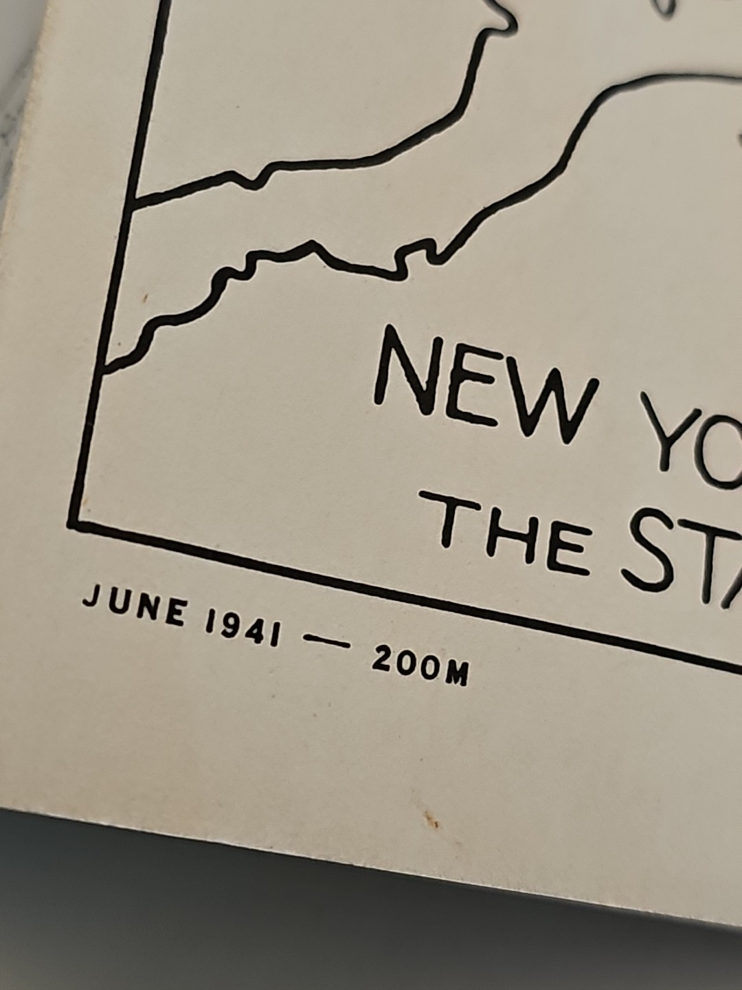 1941 STATUE OF LIBERTY NATIONAL MONUMENT BEDLOE’S ISLAND NEW YORK Guide and Map