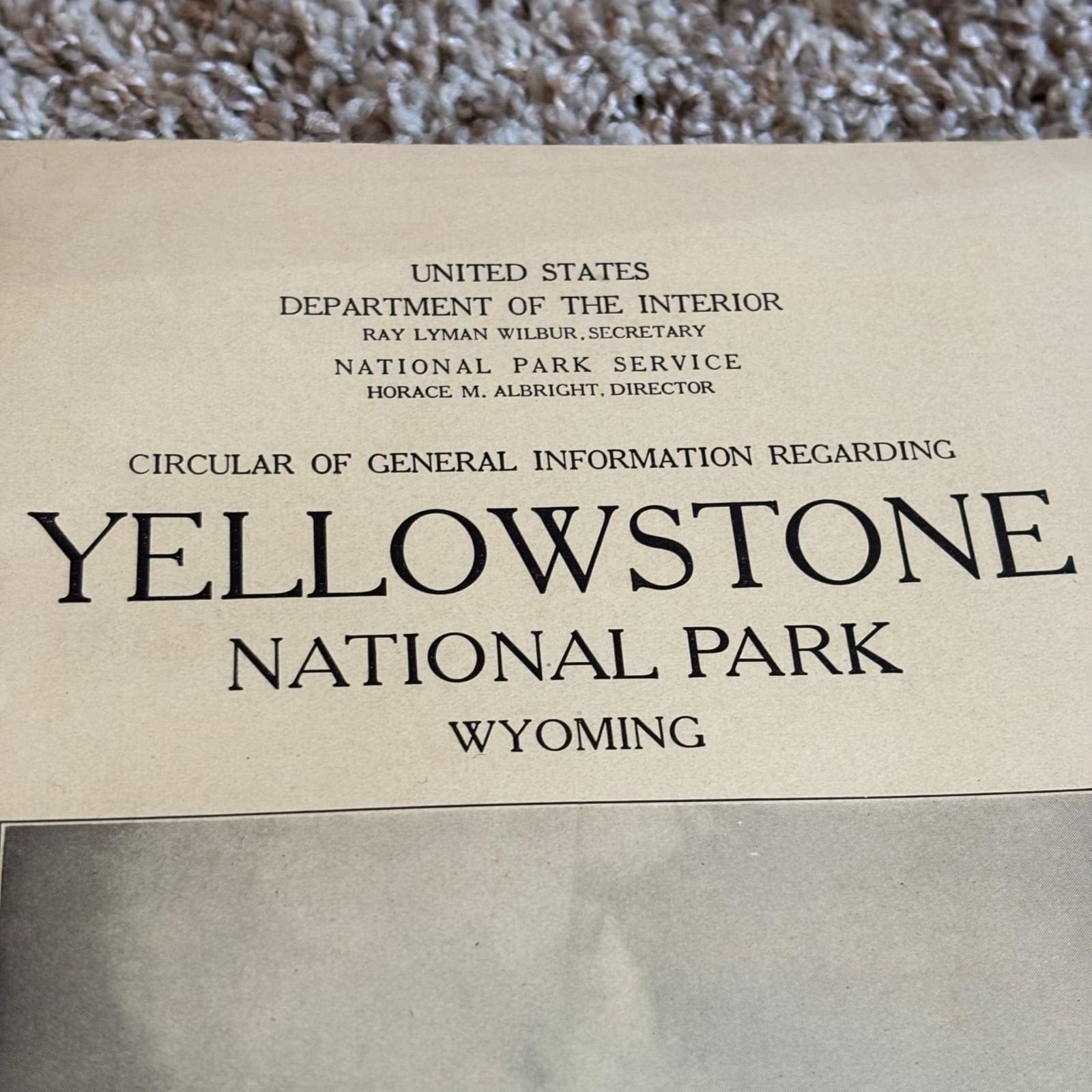 1930s Yellowstone Circular Guidebook Set Wyoming California Vtg Ephemera RARE