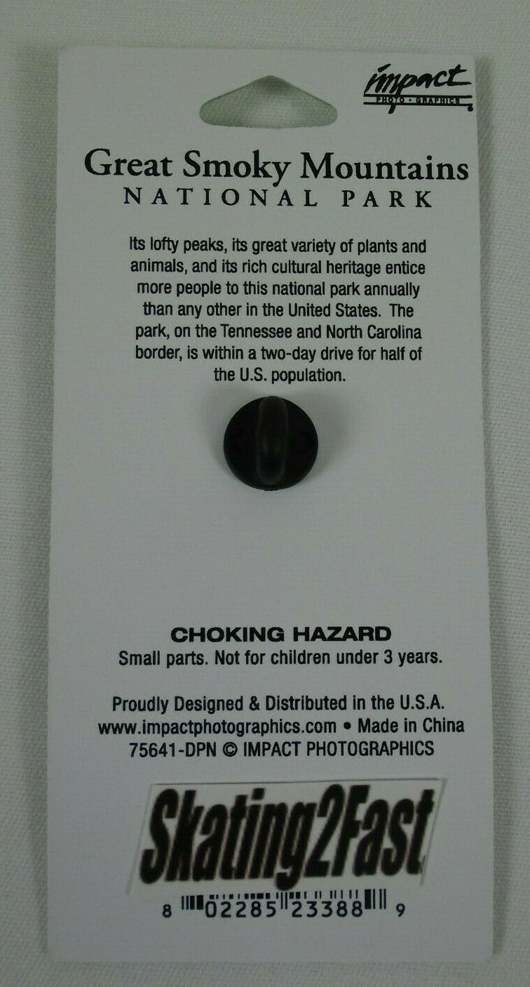 Great Smoky Mountains National Park Welcome Sign Lapel Pin