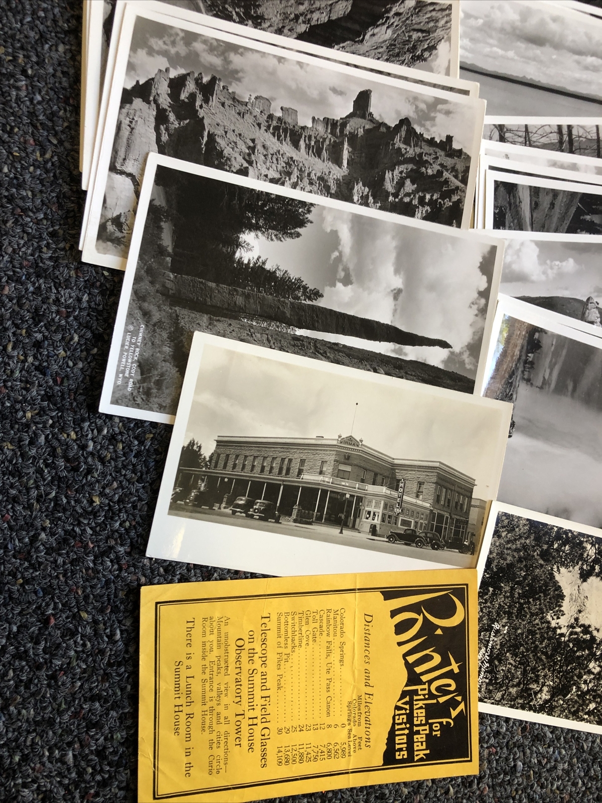 Vintage 1930’s National Parks Yellowstone Grand Teton Wind Cave Ephemera Lot 36