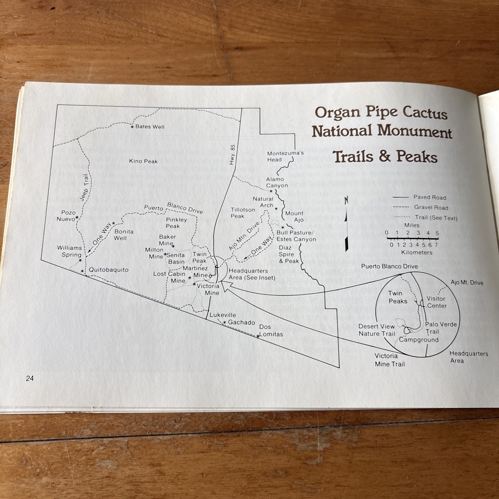 Guide To Organ Pipe Cactus National Monument (1986/ Trade Paperback)