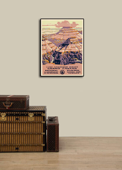 1930s Grand Canyon National Park Vintage Style WPA Travel Poster – 24×32